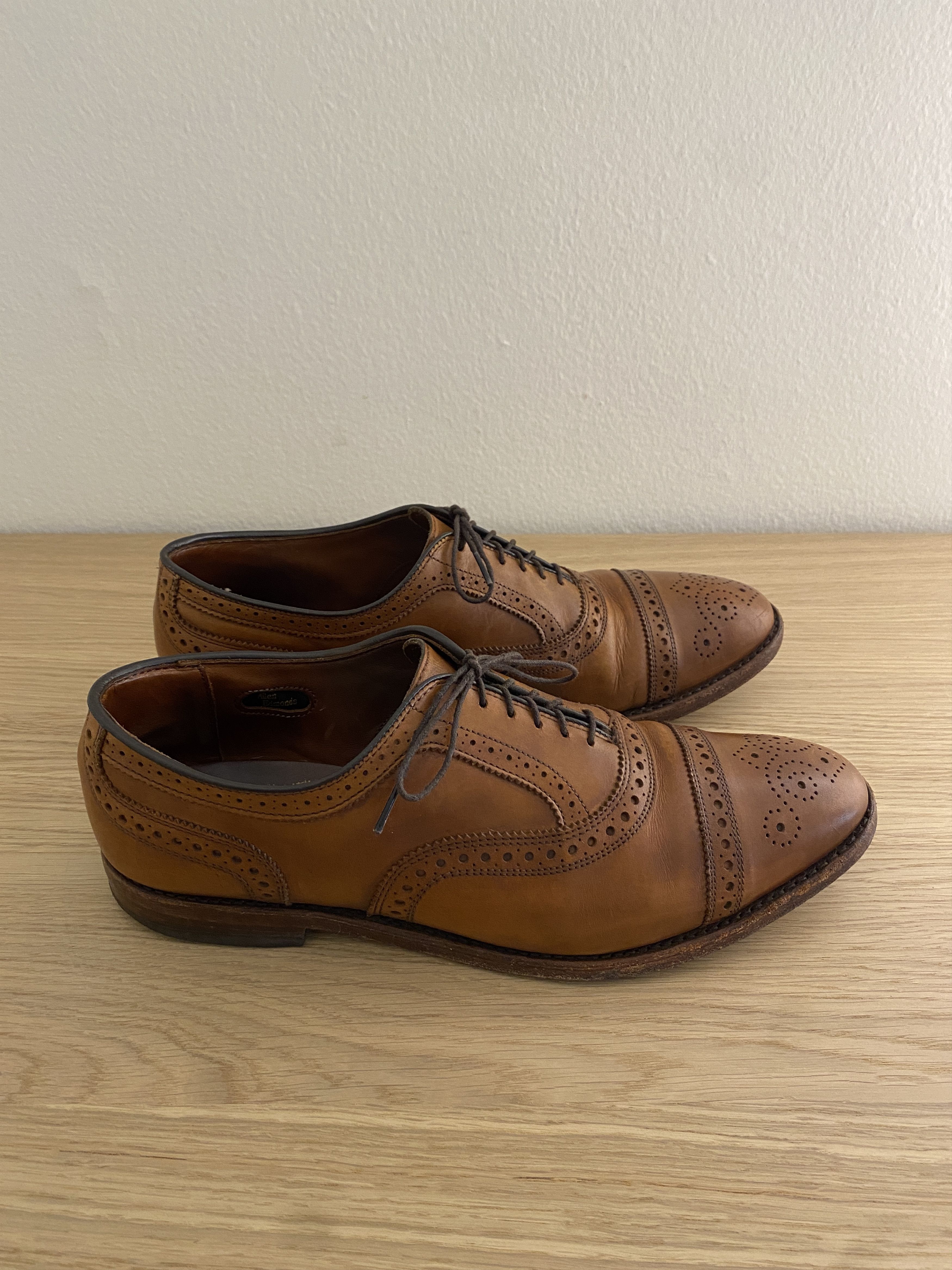 Allen Edmonds Strand Cap-toe Oxford Dress Shoe Size US 9.5 / EU 42-43 - 4 Thumbnail