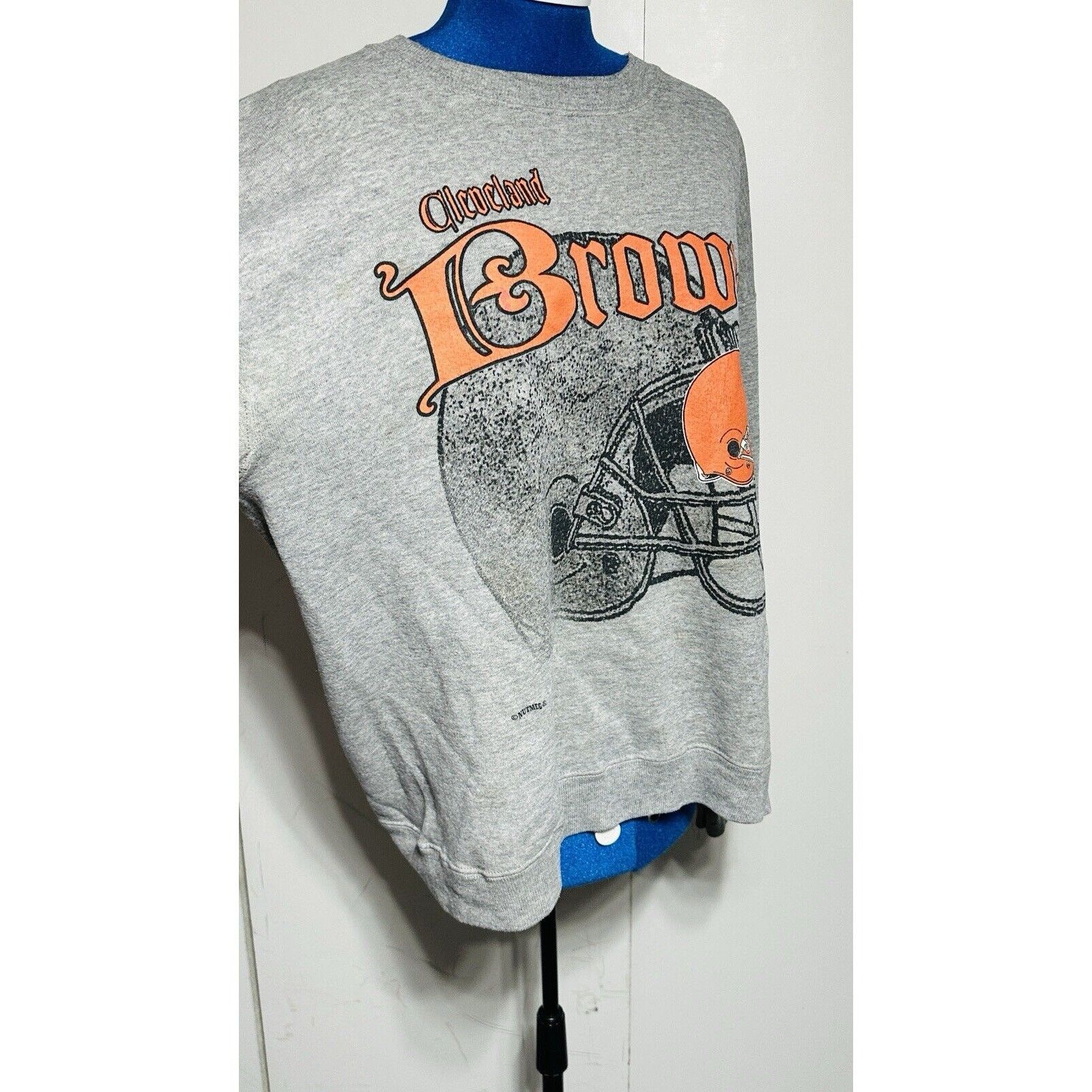 Nutmeg Vintage Cleveland Browns Crewneck Sweatshirt Size Large Size US L / EU 52-54 / 3 - 2 Thumbnail