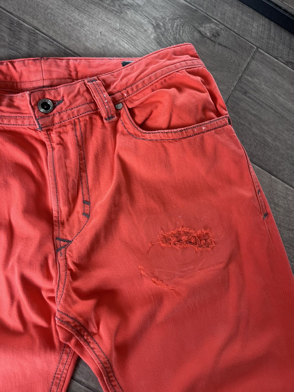 Diesel Rare Diesel D.N.A. S/S 2016 THAVAR Slim Skinny Distressed Size US 33 - 8 Thumbnail