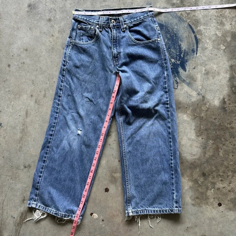 Levi's Vintage Levi's Silver Tab Wide Leg Denim Jeans Size 26" / US 2 / IT 38 - 8 Thumbnail