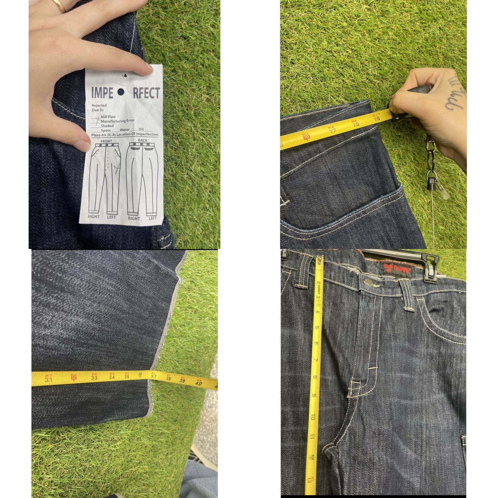 Vintage DRIFIRE Jeans Mens 36 Flame Resistant FR Taproo 5-Pocket Cargo Work Hemmed Blue Denim Short Description: Hemmable, Relaxed Fit, Straight Cut Size US 36 / EU 52 - 8 Thumbnail