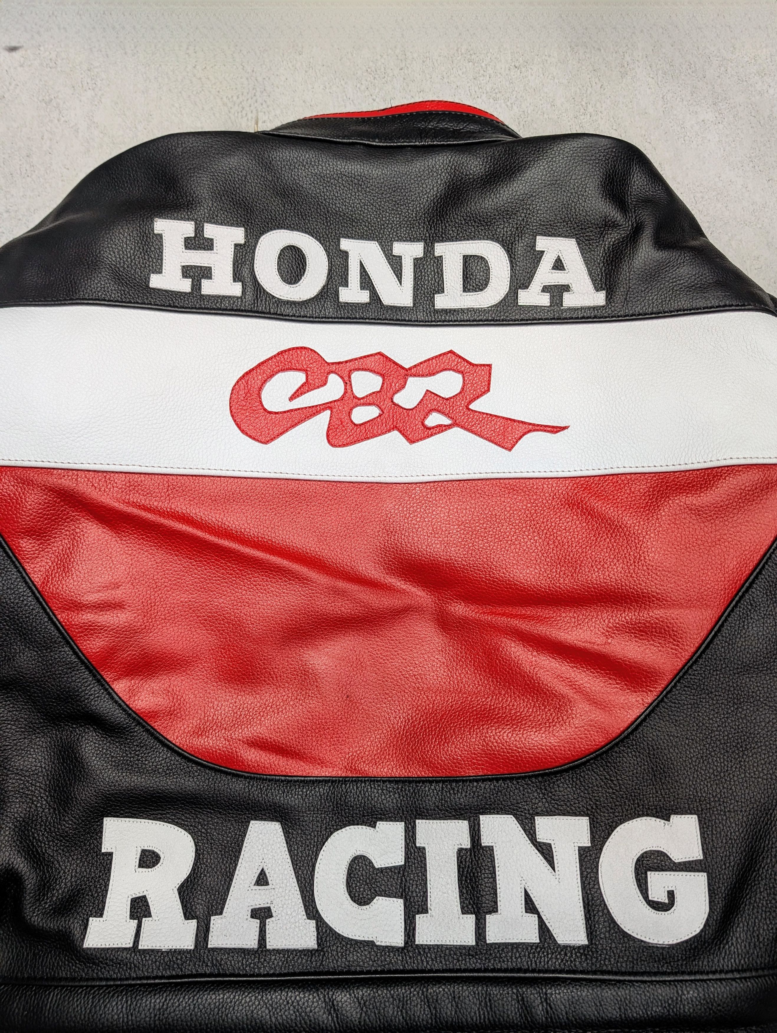 Honda 💥 Honda CBR Racing Leather Jacket Streetwear Size US XL / EU 56 / 4 - 7 Thumbnail