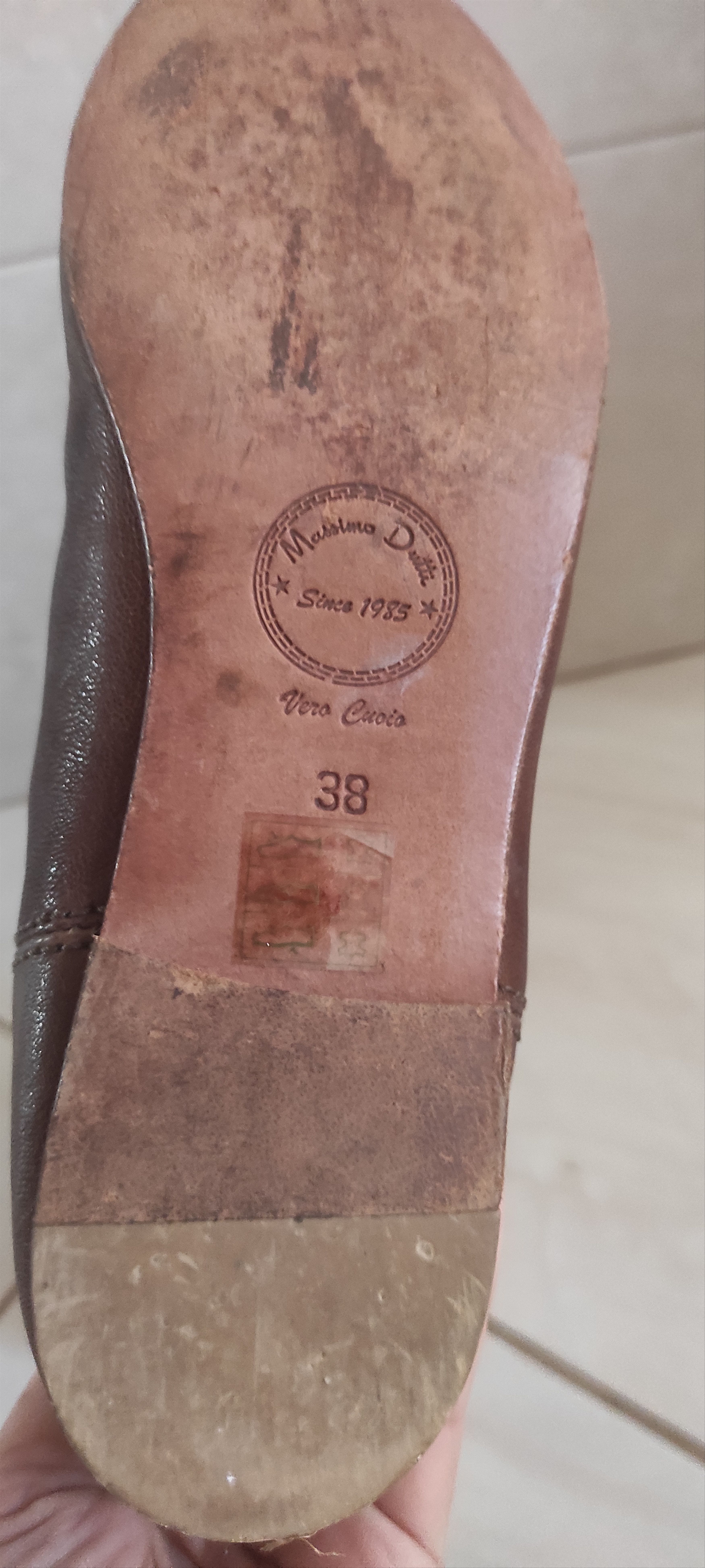 Massimo Dutti Massimo Dutti Brown Woven Leather Mid-calf Boots Size US 8 / IT 38 - 8 Thumbnail