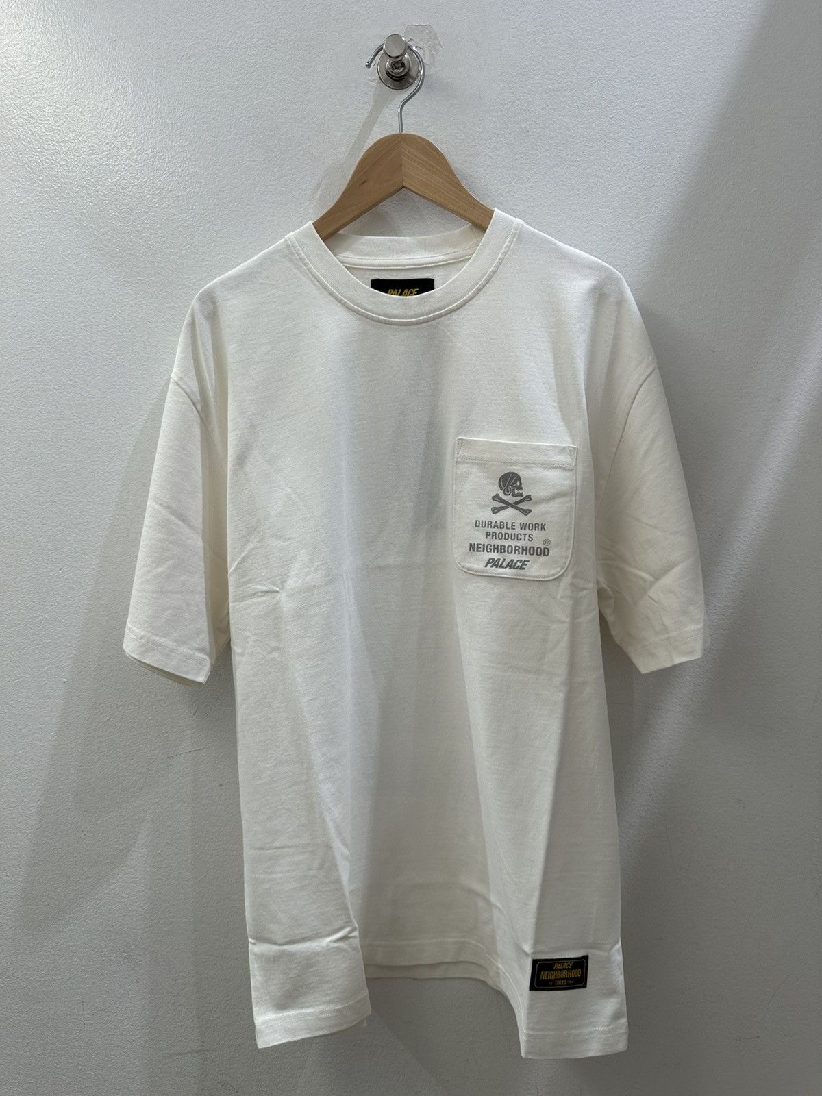 Palace Neighborhood Pocket T-Shirt White