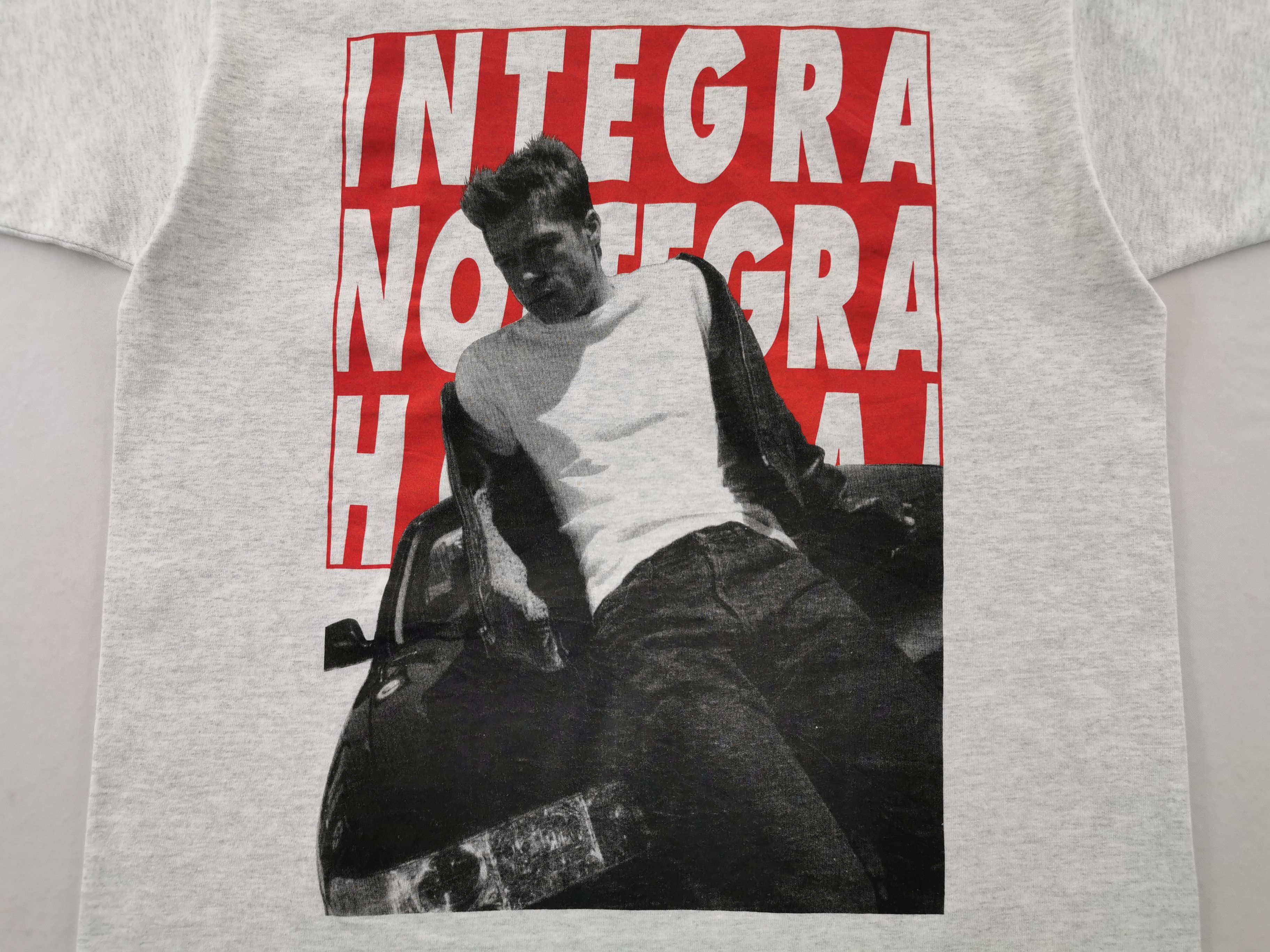 Fruit Of The Loom × Vintage Vintage 90's Brad Pitt Integra T Shirt Made In USA Size L Size US L / EU 52-54 / 3 - 4 Thumbnail