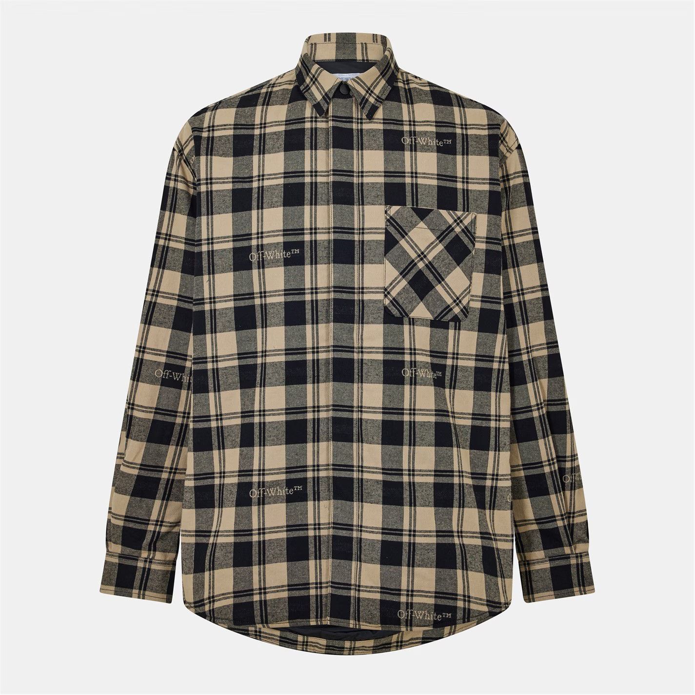 Off-White o1g2r1mq0326 Overshirt in Multicolor Size US M / EU 48-50 / 2 - 1 Thumbnail