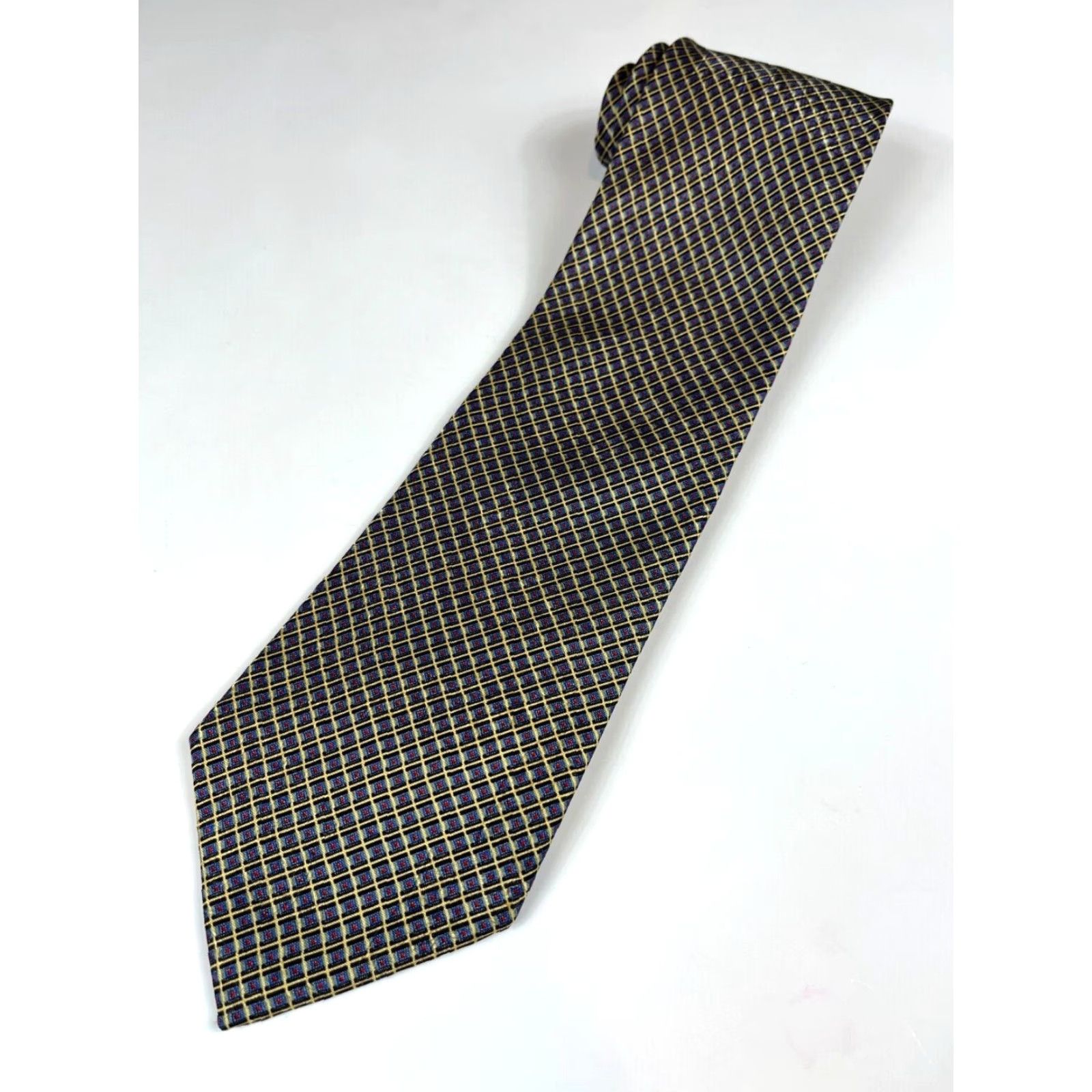 Stefano Ricci Stefano Ricci Men’s Silk Tie Check Floral Holographic Made in Italy Size ONE SIZE - 2 Thumbnail