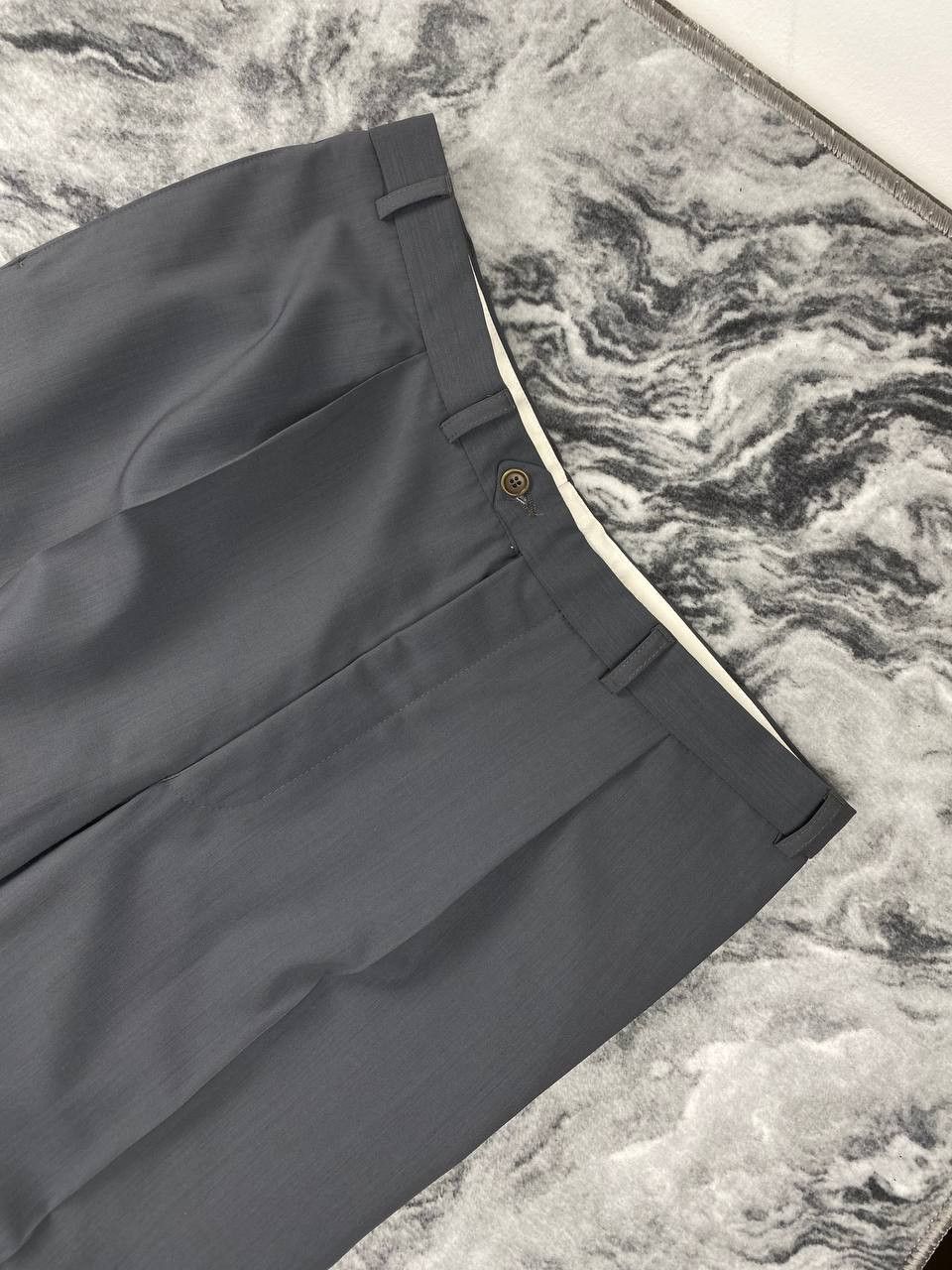 Balmain Balmain Wool Classic Suit Blazer And Pants Men Size 44L Gray Size 44L - 13 Thumbnail