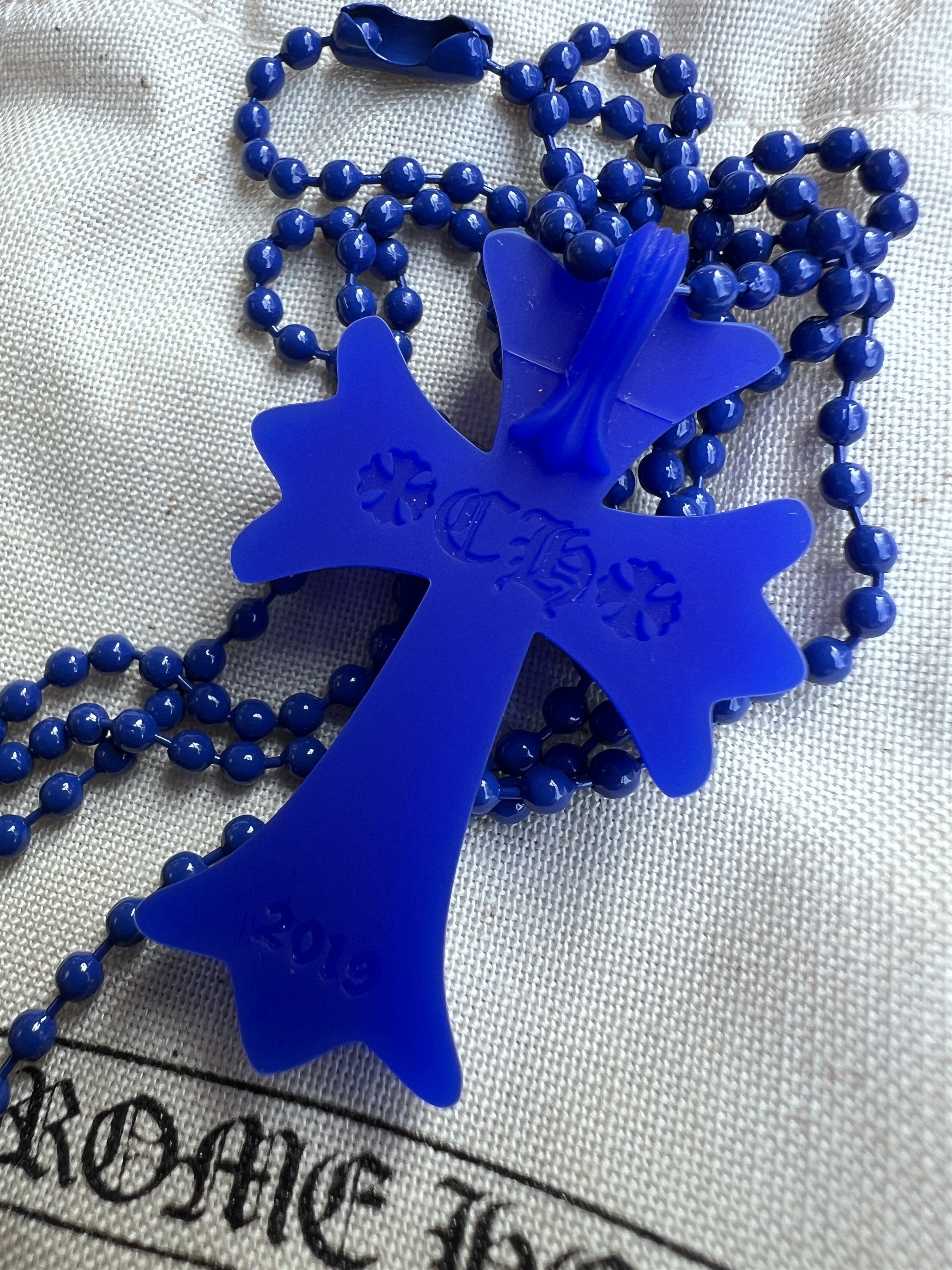 Chrome Hearts Chrome Hearts Cross Silicone Necklace Size ONE SIZE - 6 Thumbnail