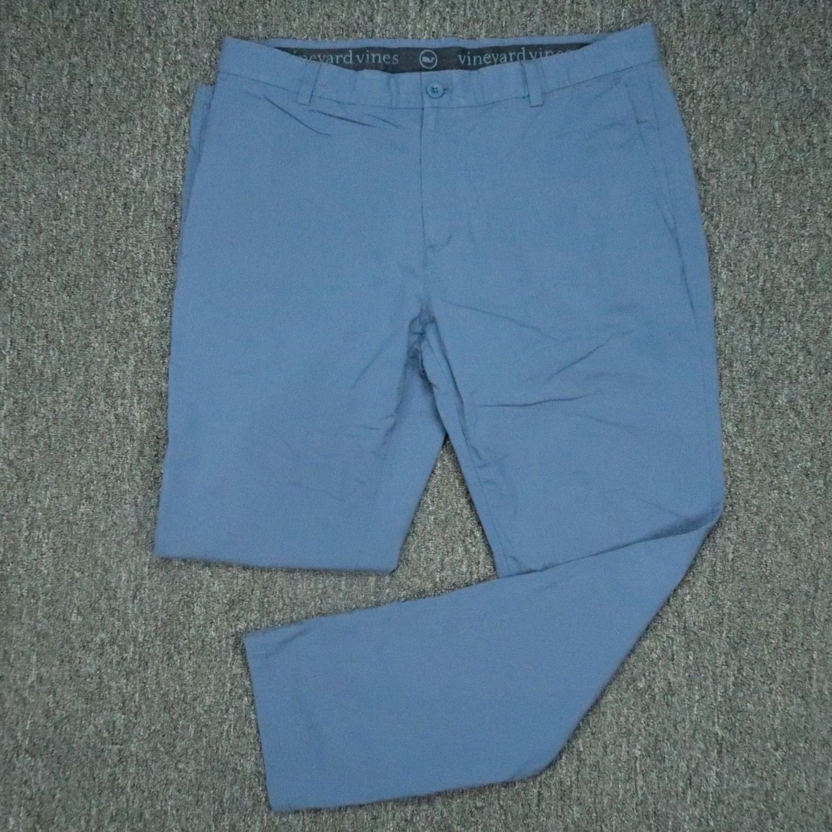Vineyard Vines Vineyard Vines Pants Mens 36x32 Chino Straight Pockets Blue 32 Inseam Regular Stretch OTG Old Navy? Size US 36 / EU 52 - 2 Thumbnail