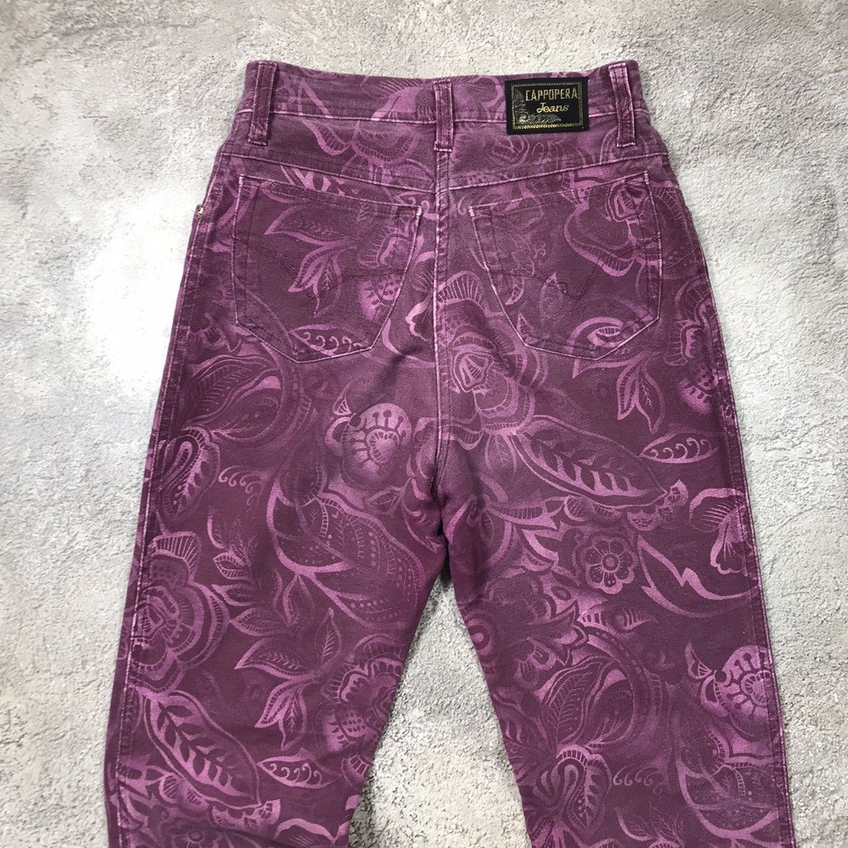 Vintage Vintage Y2K Floral Print Baggy Pants Grunge Aesthetic 26 Size 26" / US 2 / IT 38 - 4 Thumbnail