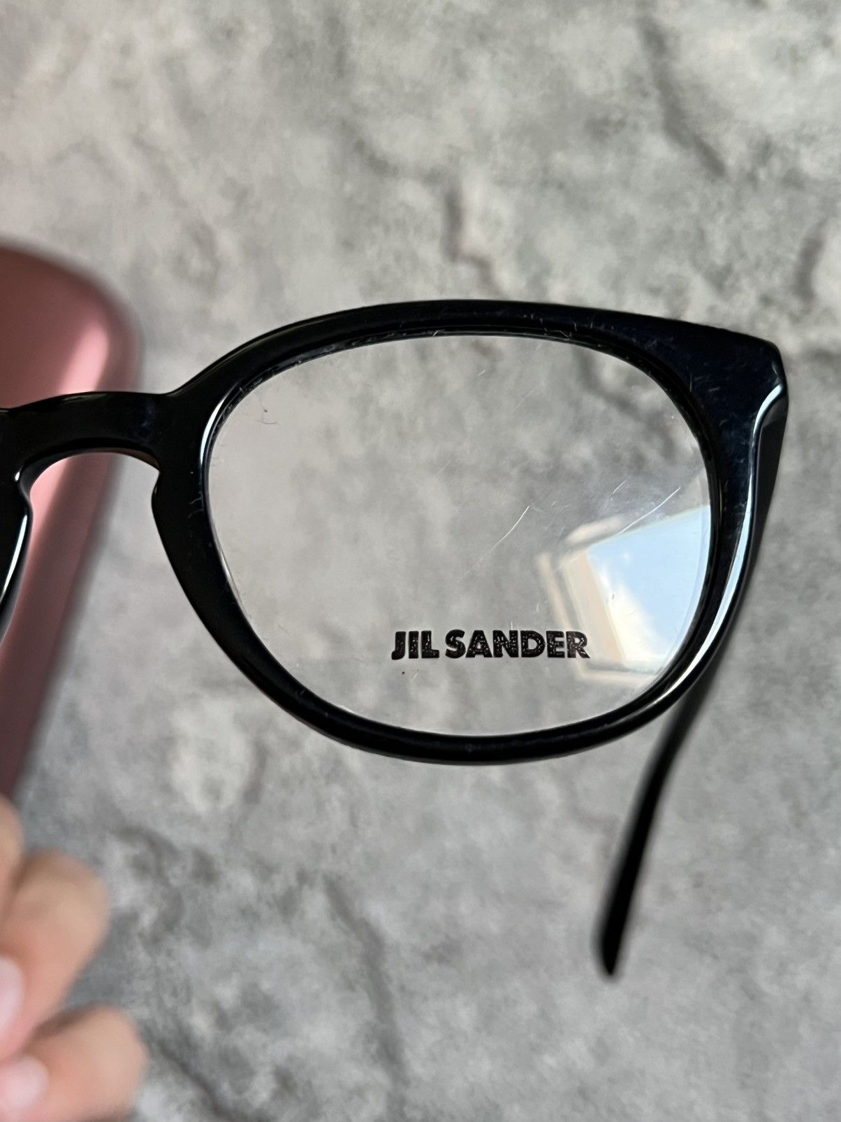 Jil Sander Jil Sander JS2705 Black Round Eyeglasses Frame Italy Unisex Size ONE SIZE - 5 Thumbnail
