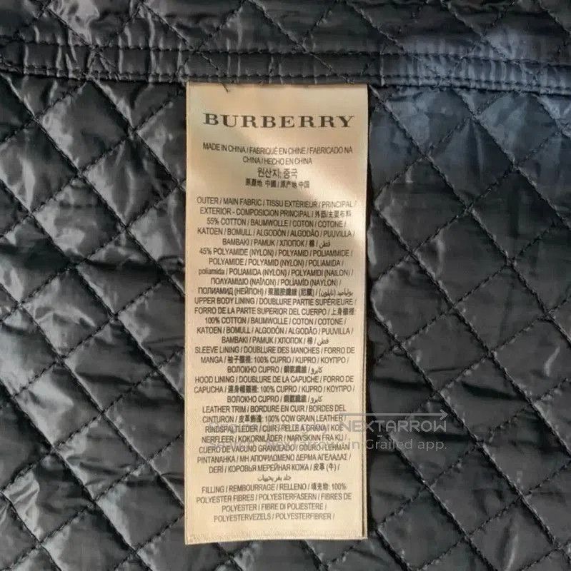Burberry Burberry Black Cotton Women's Coat XXS. Size XXS / US 00 / IT 34 - 7 Thumbnail
