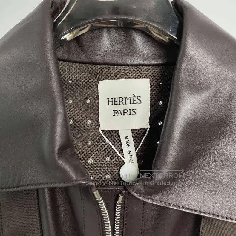Hermes Hermes Leather coat Size XS / US 0-2 / IT 36-38 - 2 Thumbnail