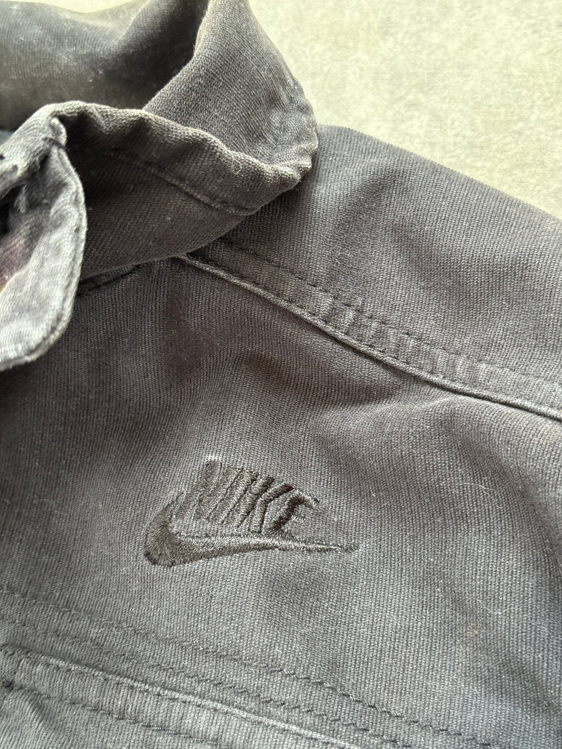 Nike Vintage 00s Nike denim distressed faded jacket work RARE Size US S / EU 44-46 / 1 - 13 Thumbnail