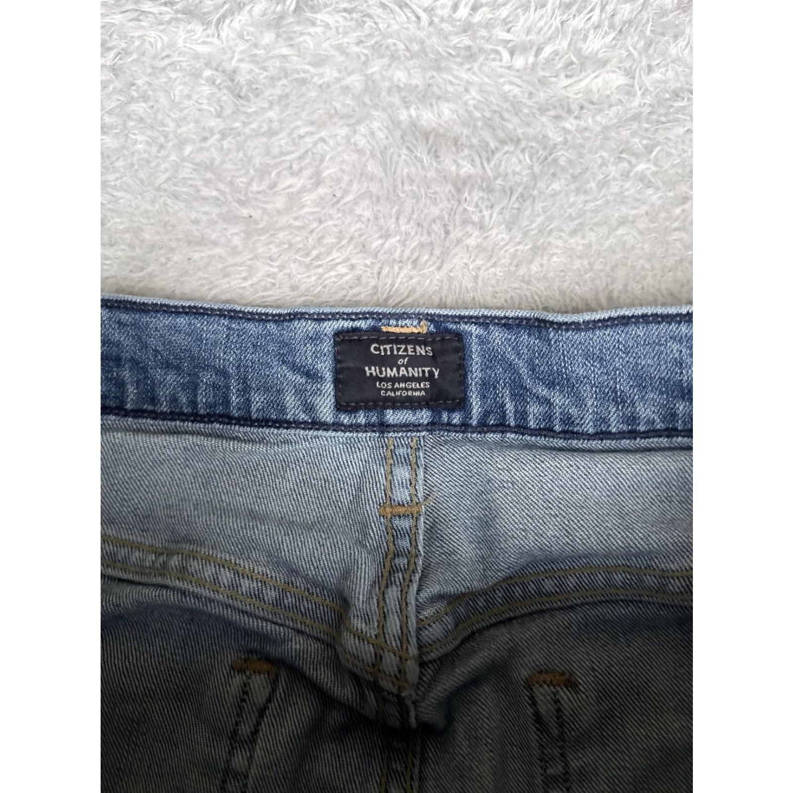 Citizens Of Humanity Citizens Of Humanity Jeans Straight Womens 26 Blue Mid Rise Stretch Denim 26x26 Size 26" / US 2 / IT 38 - 6 Thumbnail