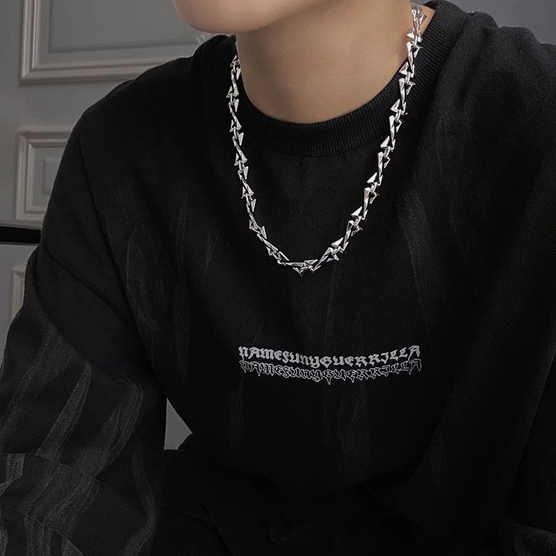 Jewelry Hip-Hop Geometric Necklace Size ONE SIZE - 3 Thumbnail