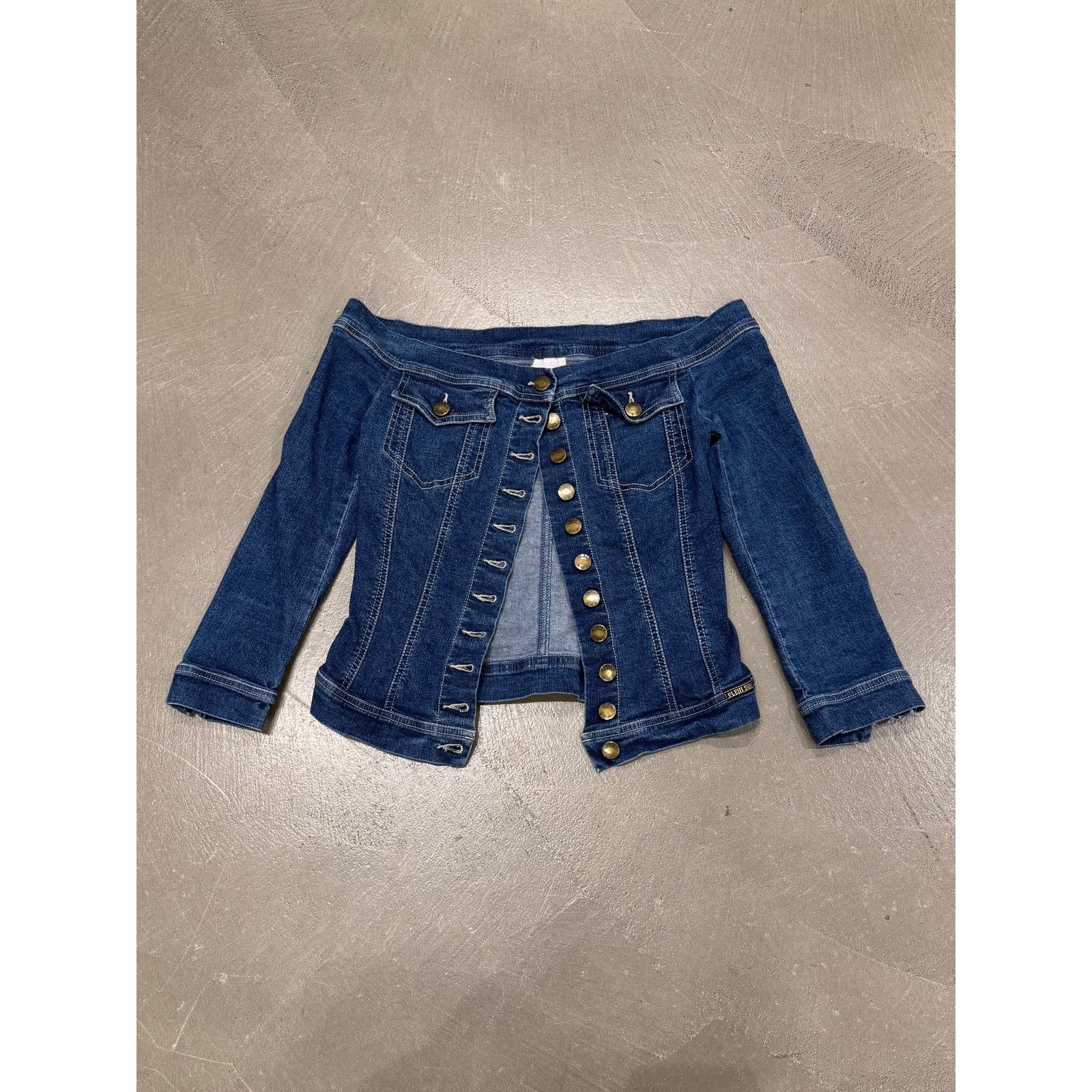 plein sud 2000s Plein Sud denim biker set Size 26" / US 2 / IT 38 - 4 Thumbnail