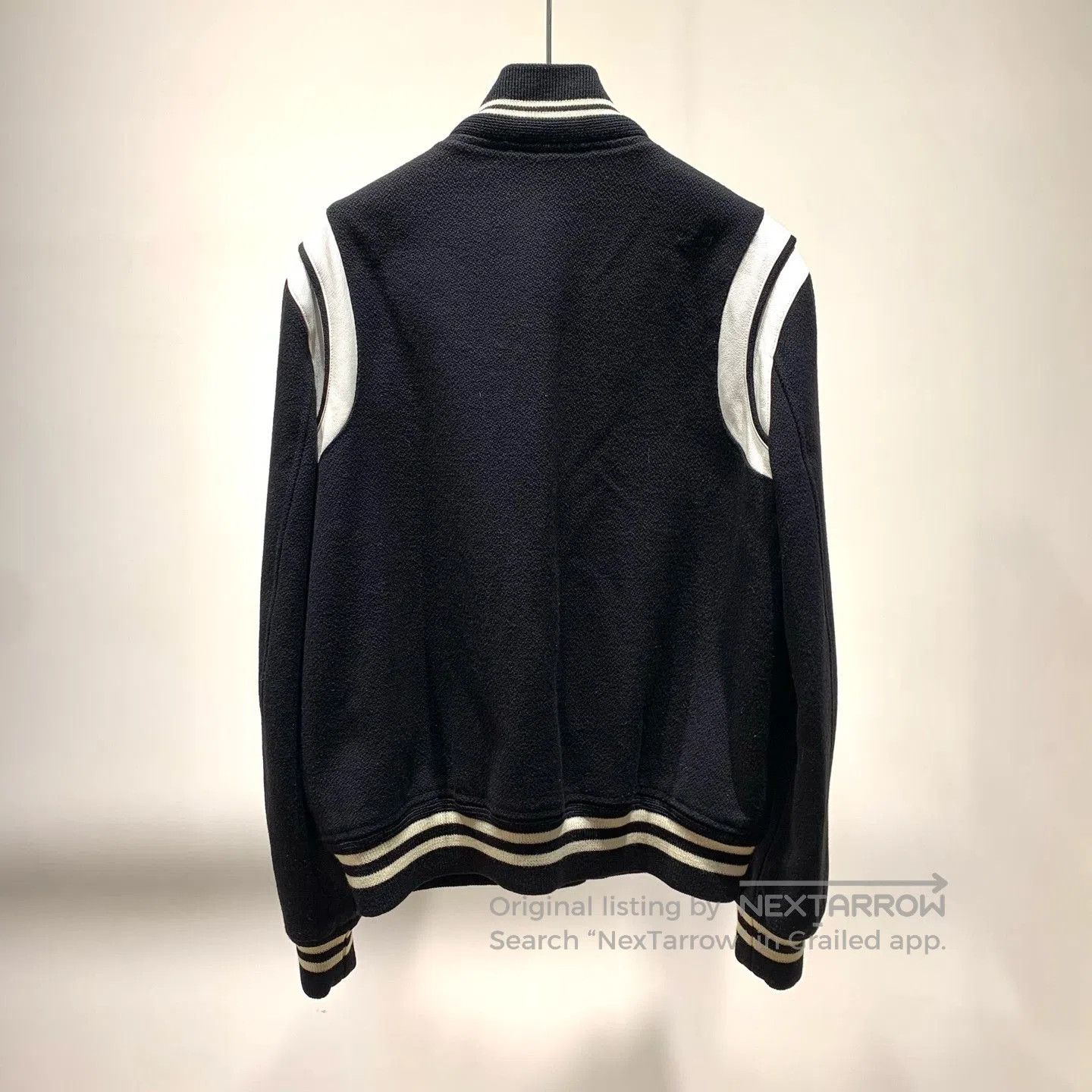 Saint Laurent Paris Saint Laurent Striped Baseball Jacket. Size US M / EU 48-50 / 2 - 2 Thumbnail