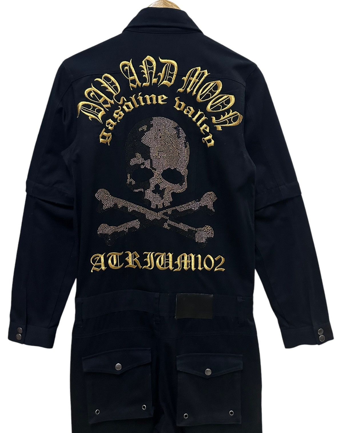 Hysteric Glamour × If Six Was Nine × Japanese Brand RARE ‼️ Crossbones Swarovski Big Logo Cargo Overall Size US S / EU 44-46 / 1 - 1 Thumbnail