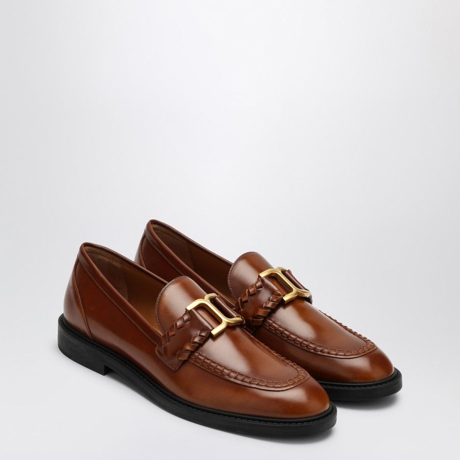 Chloe o1d2blof0824 Leather Loafers in Tan Size US 9 / IT 39 - 1 Thumbnail