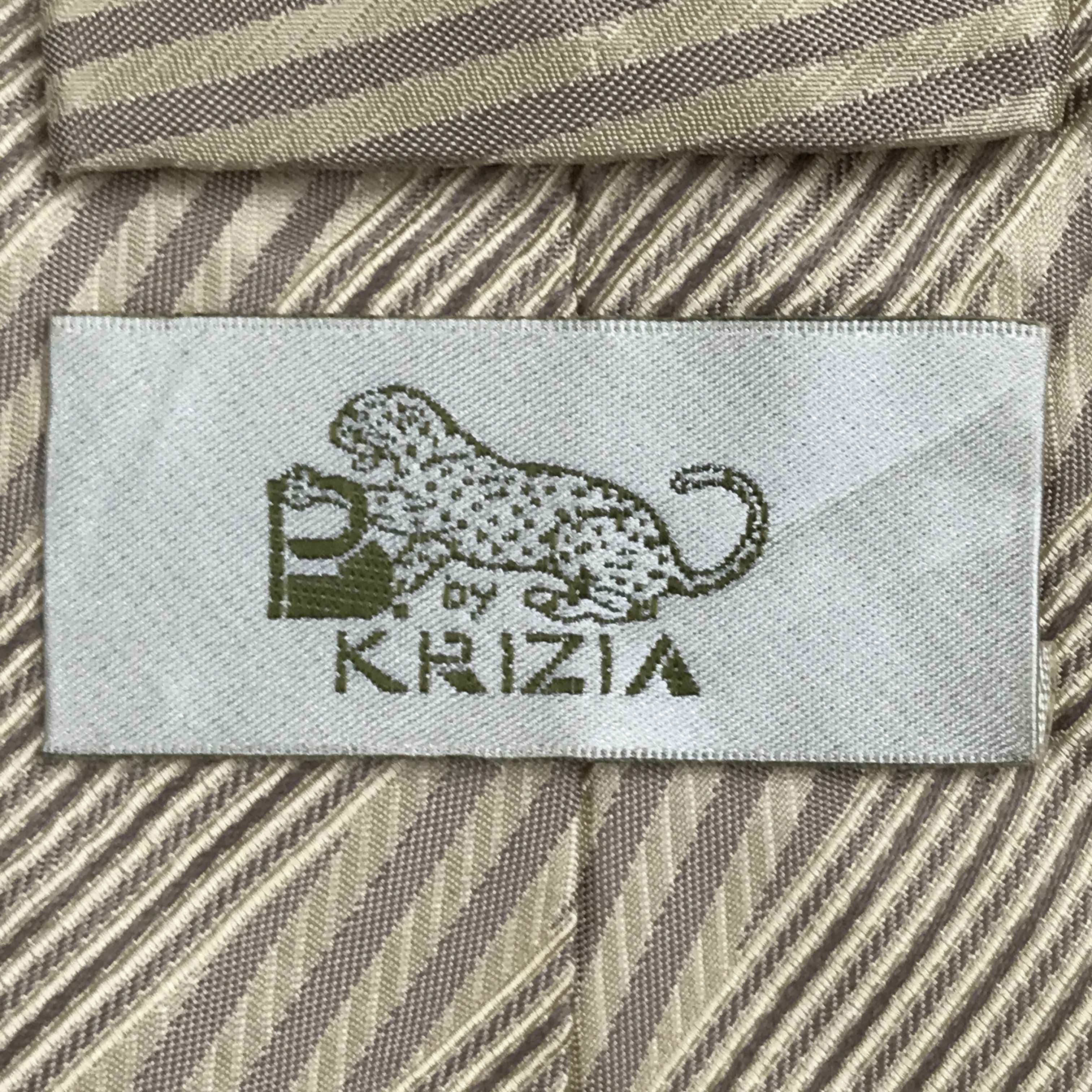 Designer × Krizia Uomo × Vintage Vintage Krizia Uomo Silk Necktie Size ONE SIZE - 8 Thumbnail