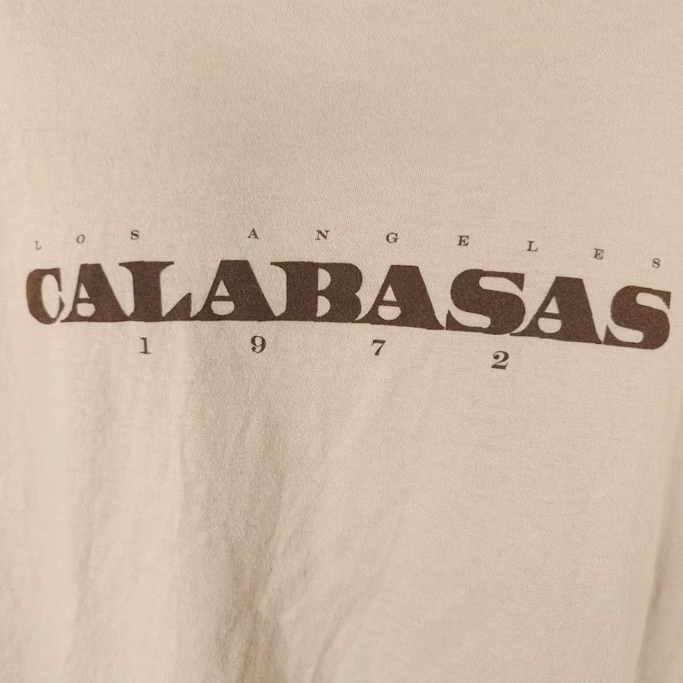 Vintage Calabasas T Shirt Mens Size Large Beige Los Angeles Travel Destination Tee Size US L / EU 52-54 / 3 - 3 Thumbnail