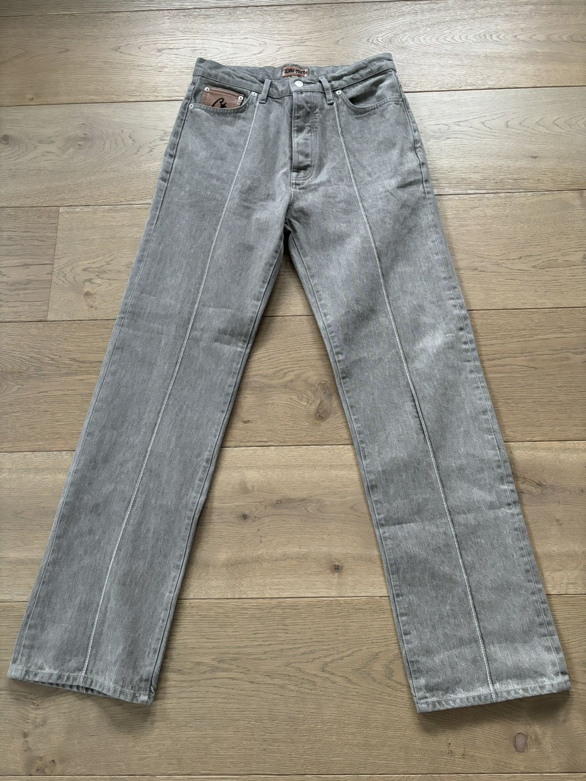 Corteiz Corteiz C-Star Denim Jeans Grey | Grailed