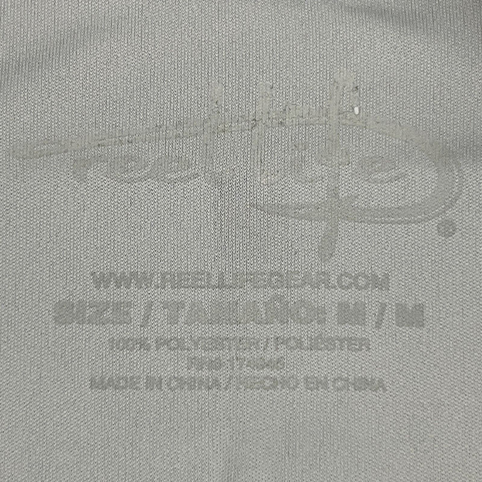 Other Reel Life Long Sleeve T Shirt Fishing Fisherman Gray M Size US M / EU 48-50 / 2 - 6 Thumbnail