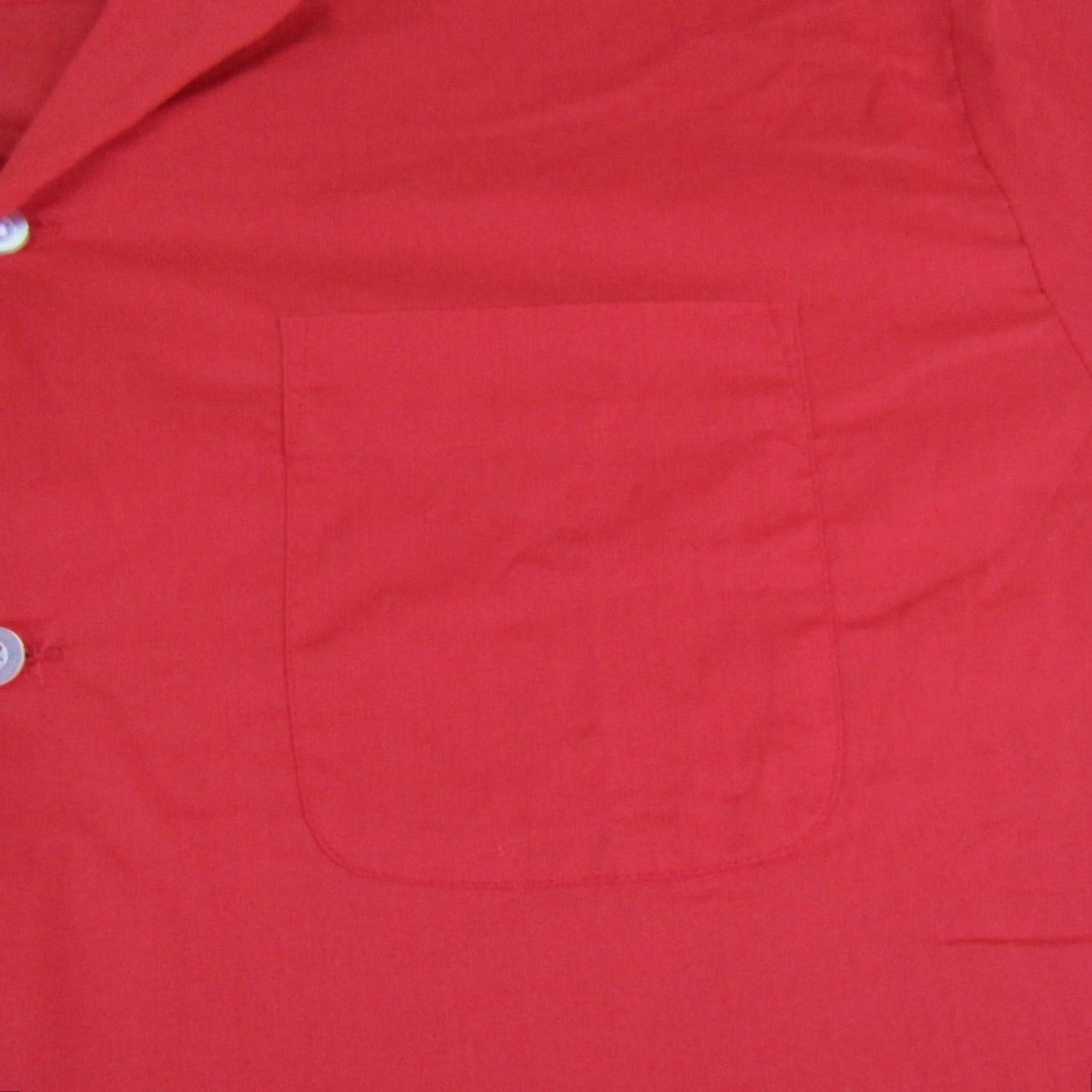 Vintage Cruisin USA Shirt Mens XL Red Button-Up Short Sleeve Collared Casual Rockabilly Bowling Camp Size US XL / EU 56 / 4 - 3 Thumbnail