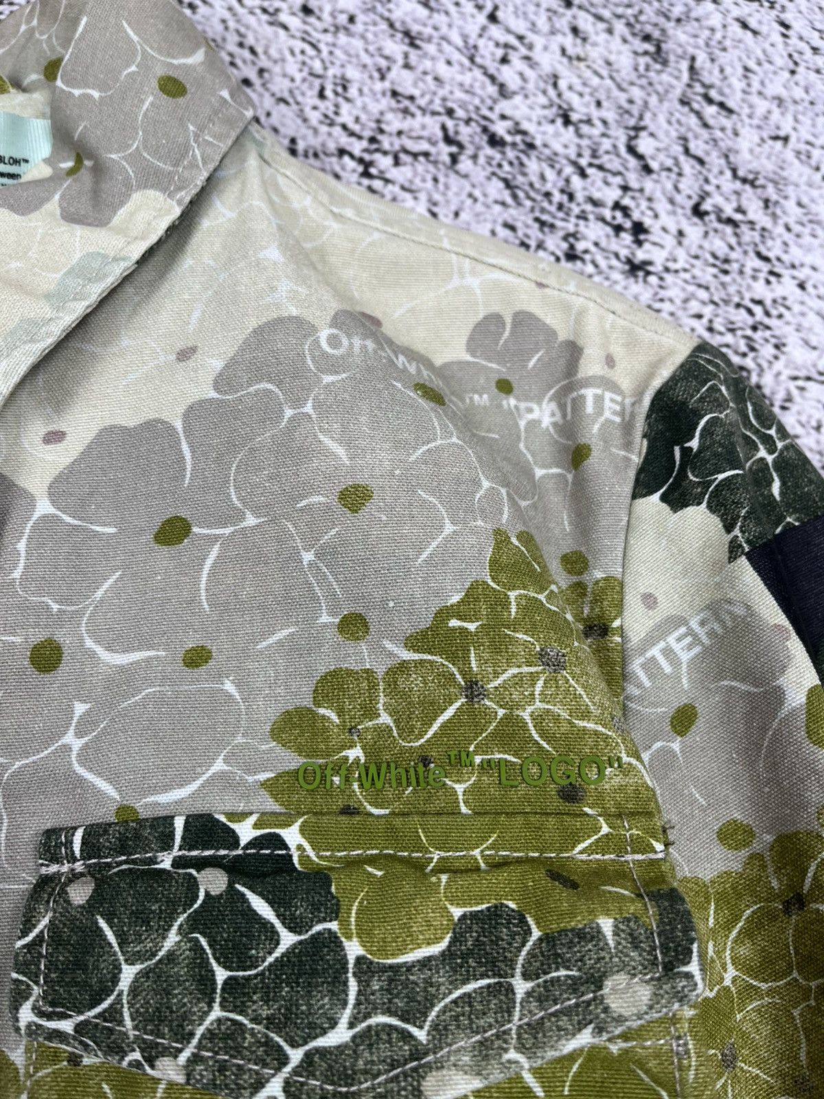 Off-White Off-White Floral Camo AOP Jacket M-65 Cargo Coat Abloh Era Size S / US 4 / IT 40 - 5 Thumbnail