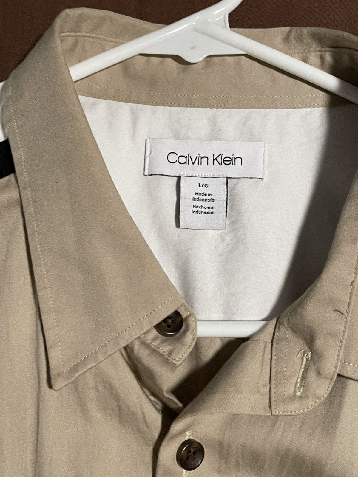 Calvin Klein Calvin Klein Short Sleeve Button-Up Size US L / EU 52-54 / 3 - 4 Thumbnail