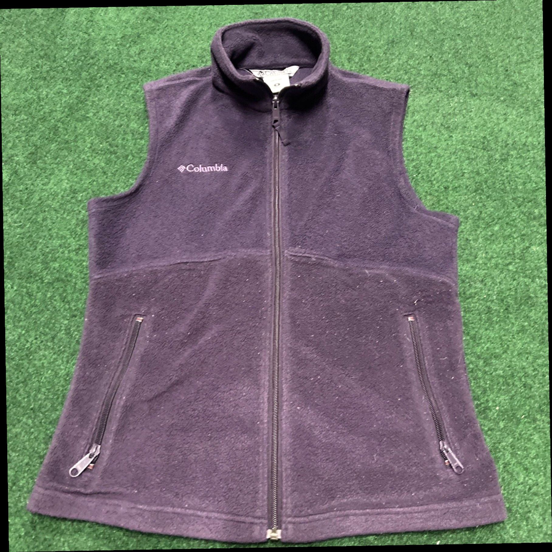 Patagonia Columbia Women's Zip Up Fleece Vest Small Purple Outdoor Size S / US 4 / IT 40 - 2 Thumbnail