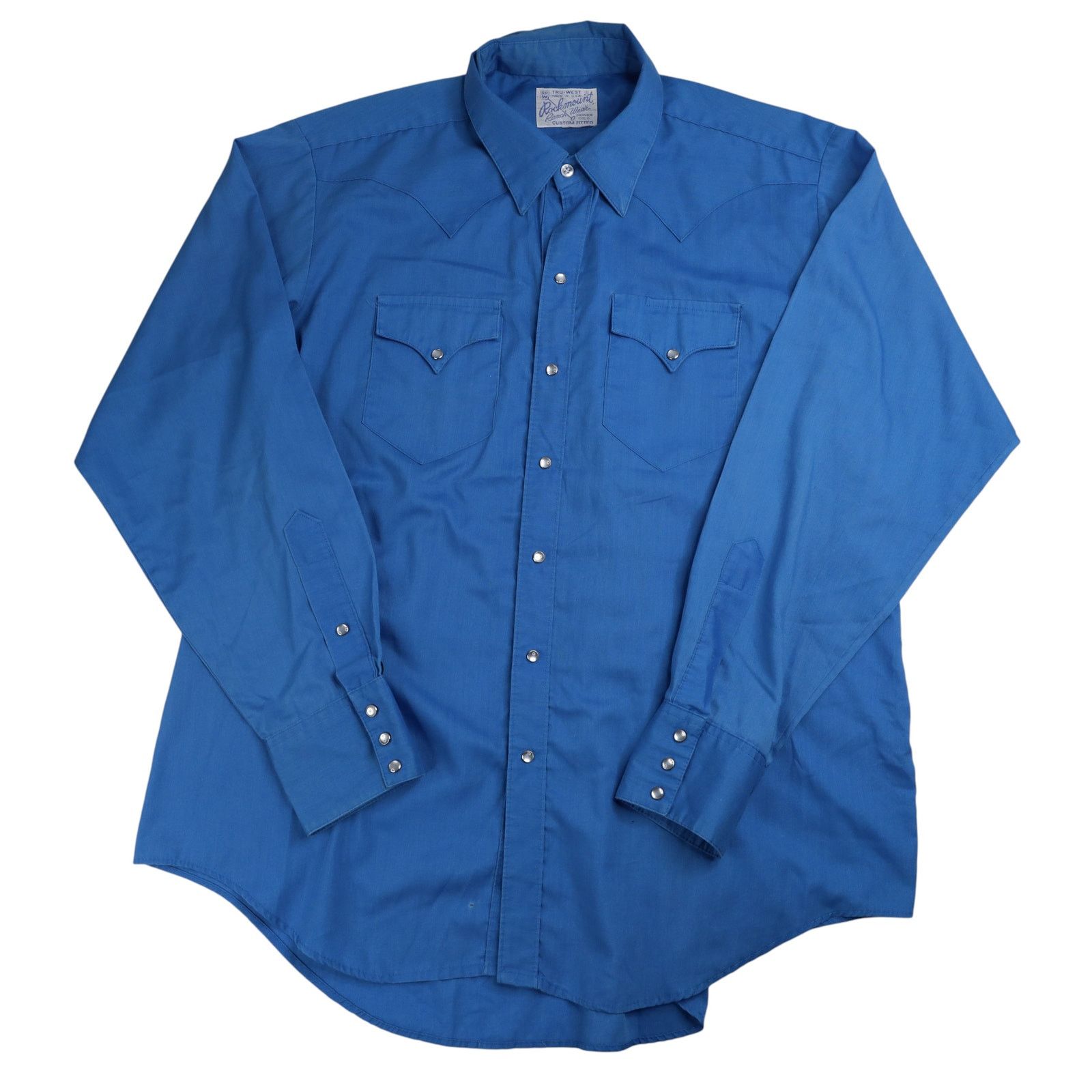Rockmount Ranch Wear × Vintage True VTG Tru-West Rockmount Ranch Wear Pearl Snap Shirt Size US XL / EU 56 / 4 - 1 Thumbnail
