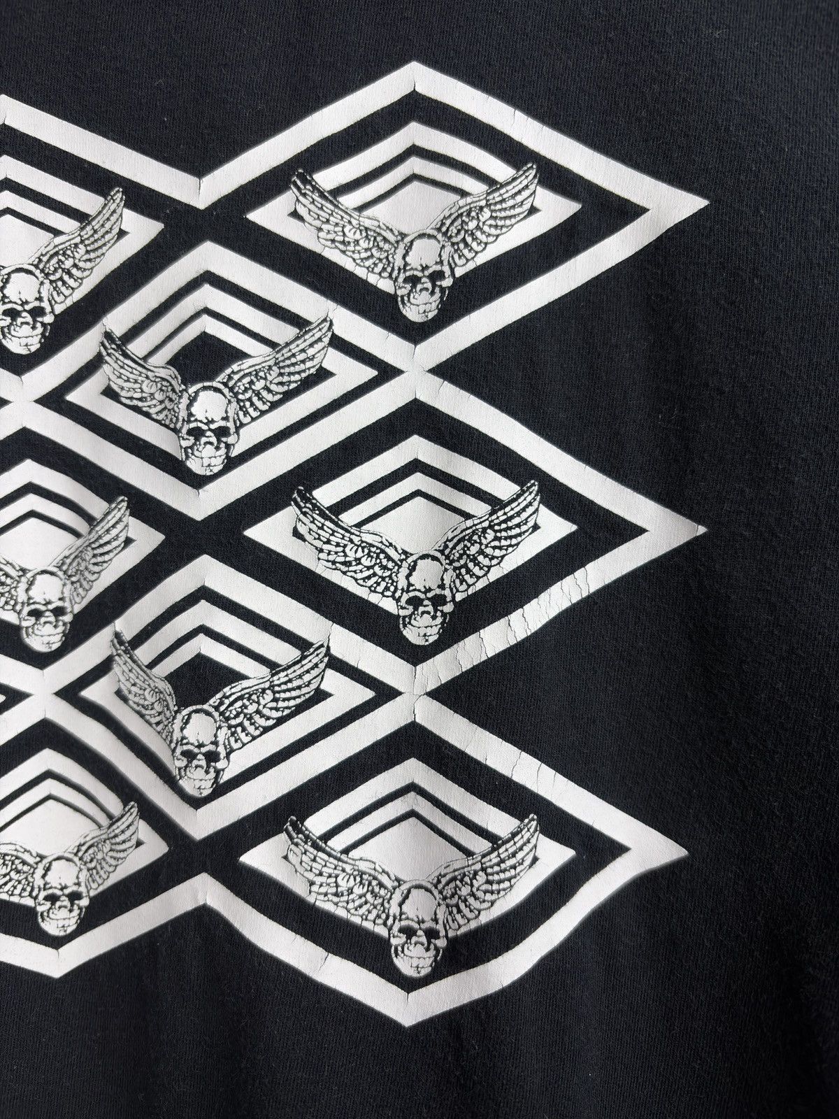 Chrome Hearts Chrome Hearts Foti Winged Skull Skeleton Tshirt Black Size US L / EU 52-54 / 3 - 5 Thumbnail
