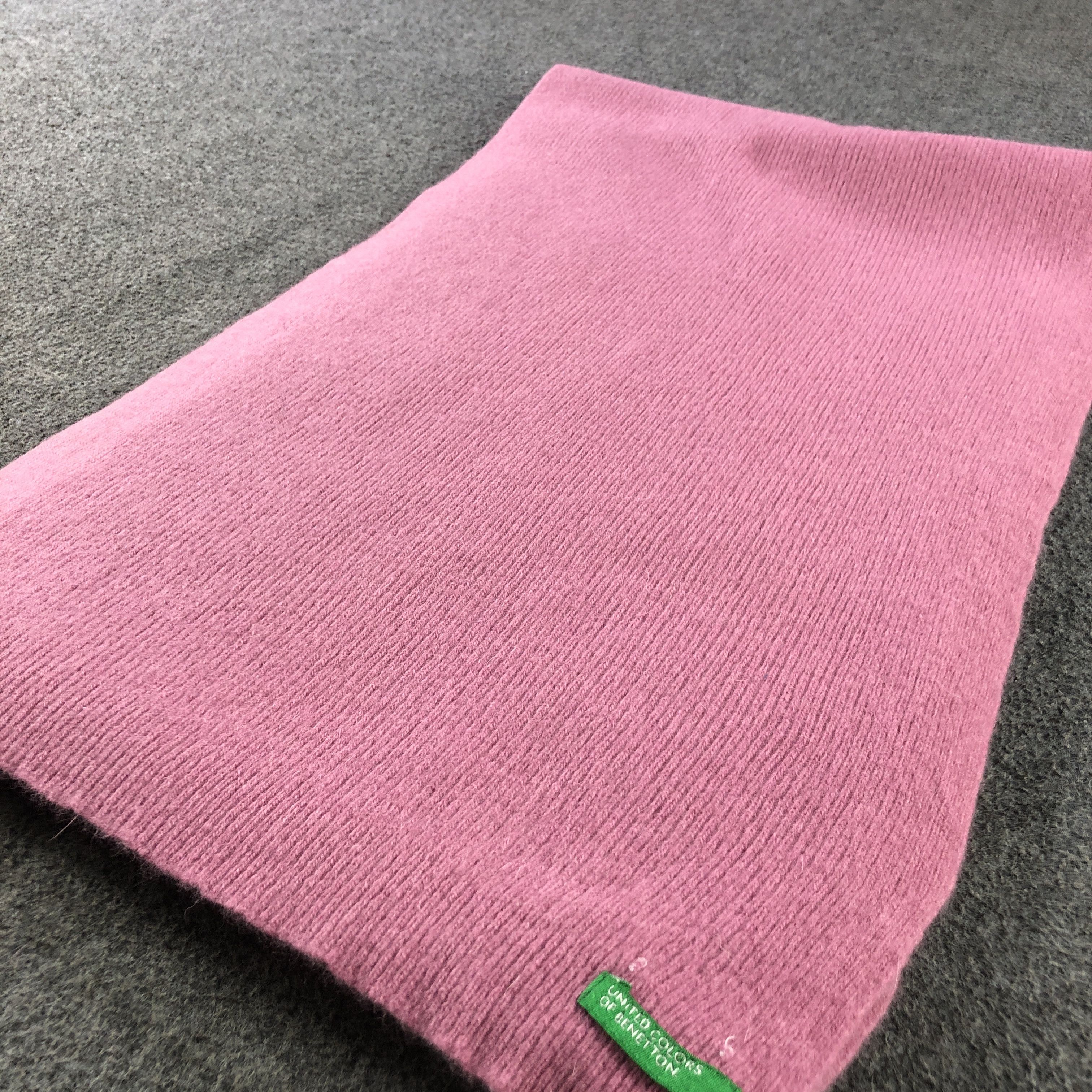 United Colors Of Benetton United Colors of Benetton Wool Scarf Muffler V2868 Size ONE SIZE - 3 Thumbnail