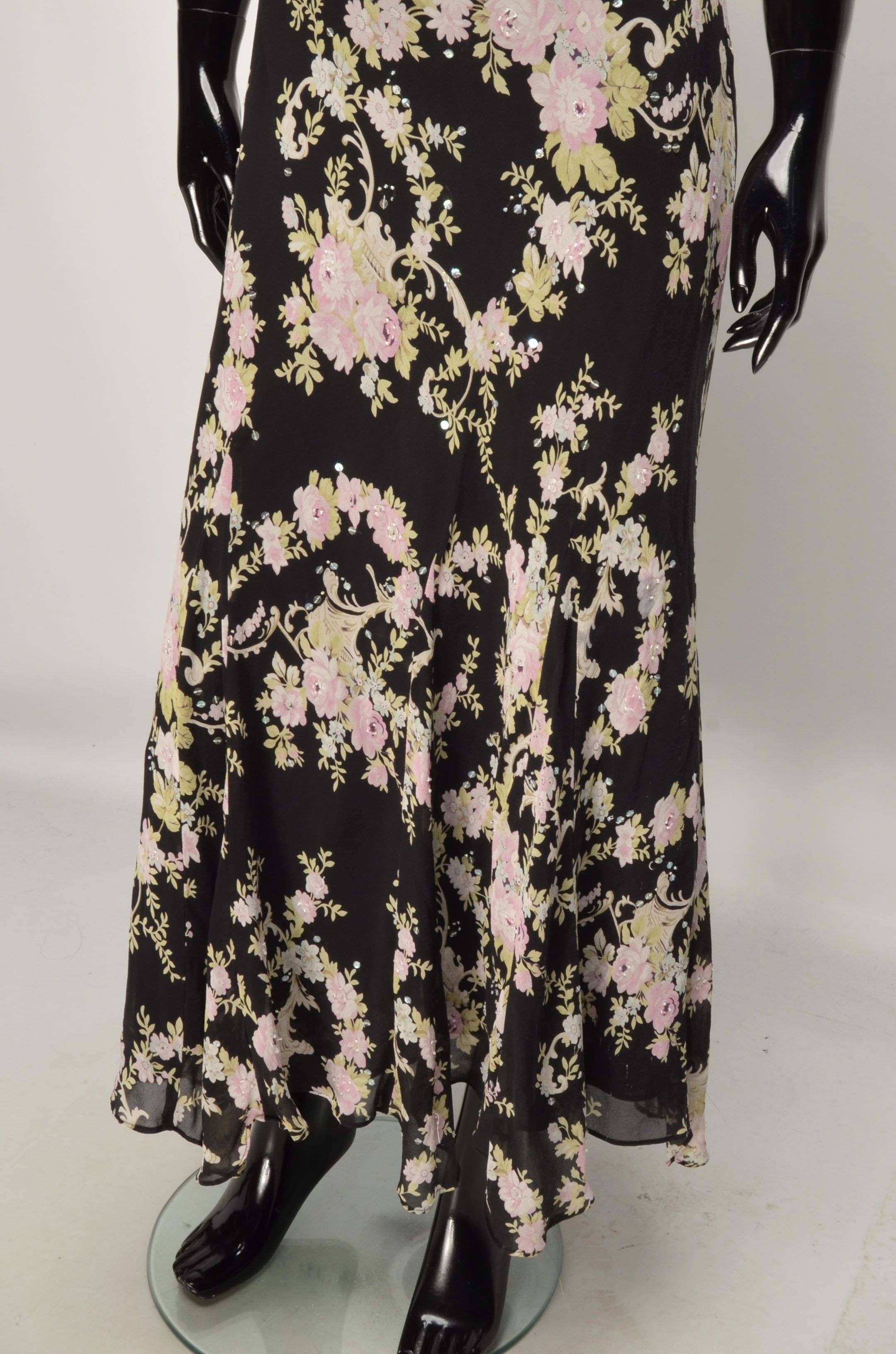 Laura Ashley Vintage Laura Ashley Y2K Mermaid Fairy Floral Dress Size M / US 6-8 / IT 42-44 - 3 Thumbnail