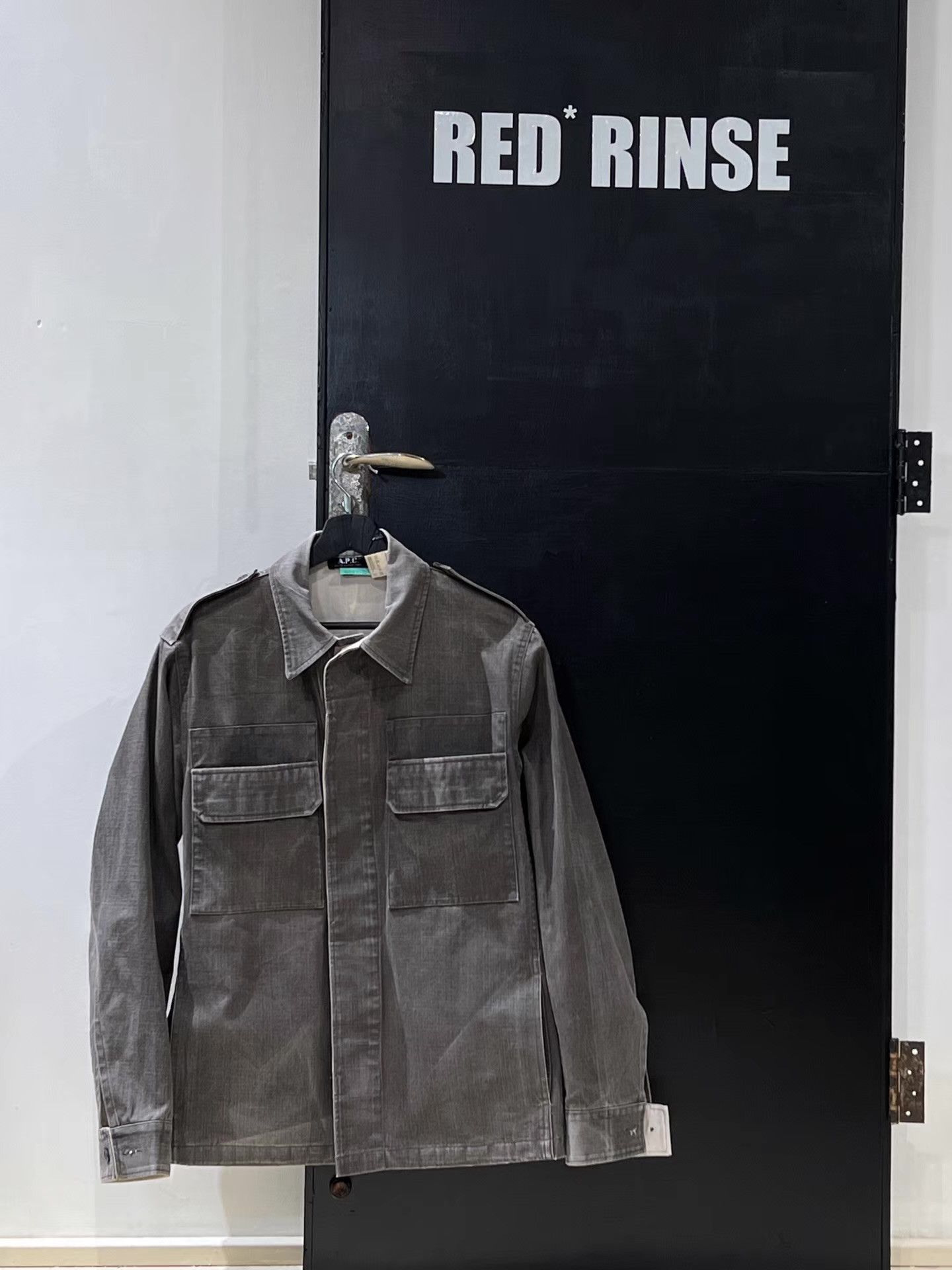 A.P.C. Yohji Yamamoto Wool Paneled Bomber Jacket Q13 Size US L / EU 52-54 / 3 - 1 Thumbnail