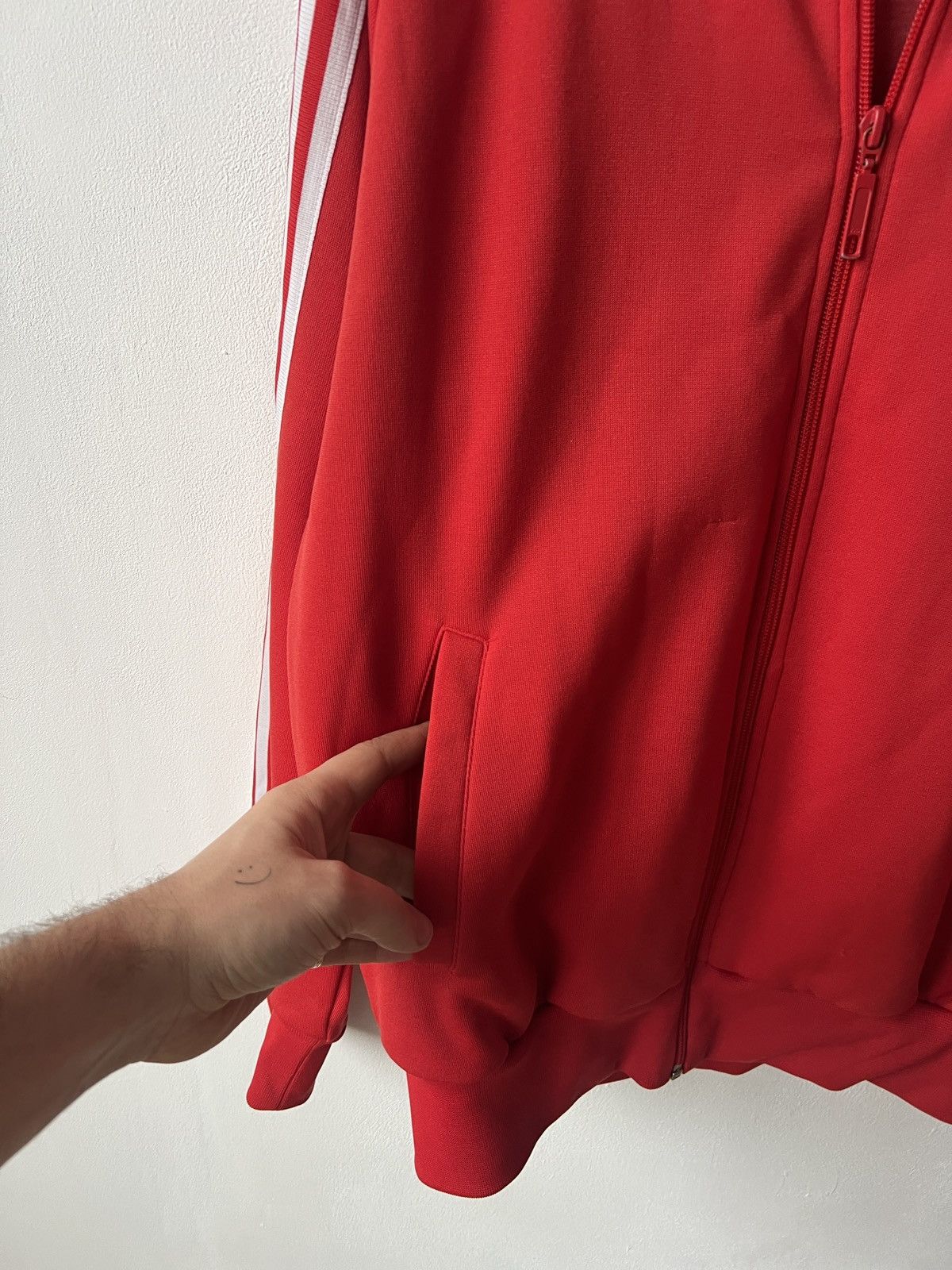 Adidas Adidas Originals Classic Men's Red Full Zip Track Jacket M Size US M / EU 48-50 / 2 - 9 Thumbnail