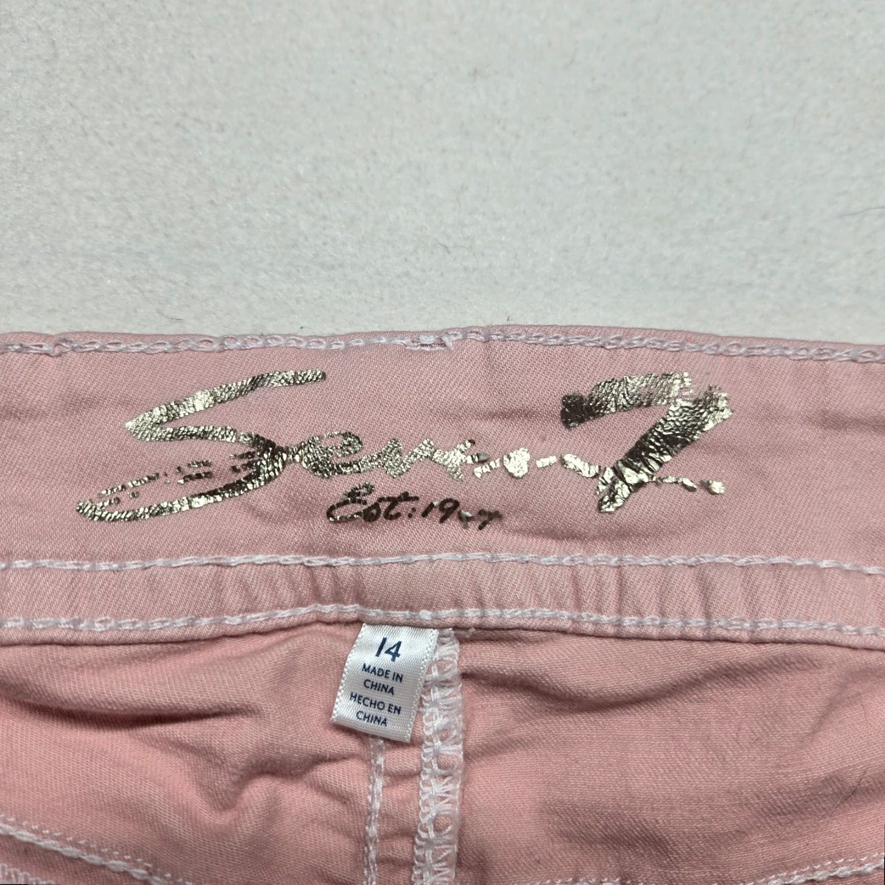 Vintage VINTAGE Seven7 Jeans Women Size 4 Pink Denim Ankle 26in Inseam 5-Pocket Stretch Mid Rise Cotton Blend Size 24" / US 00 / IT 34 - 3 Thumbnail
