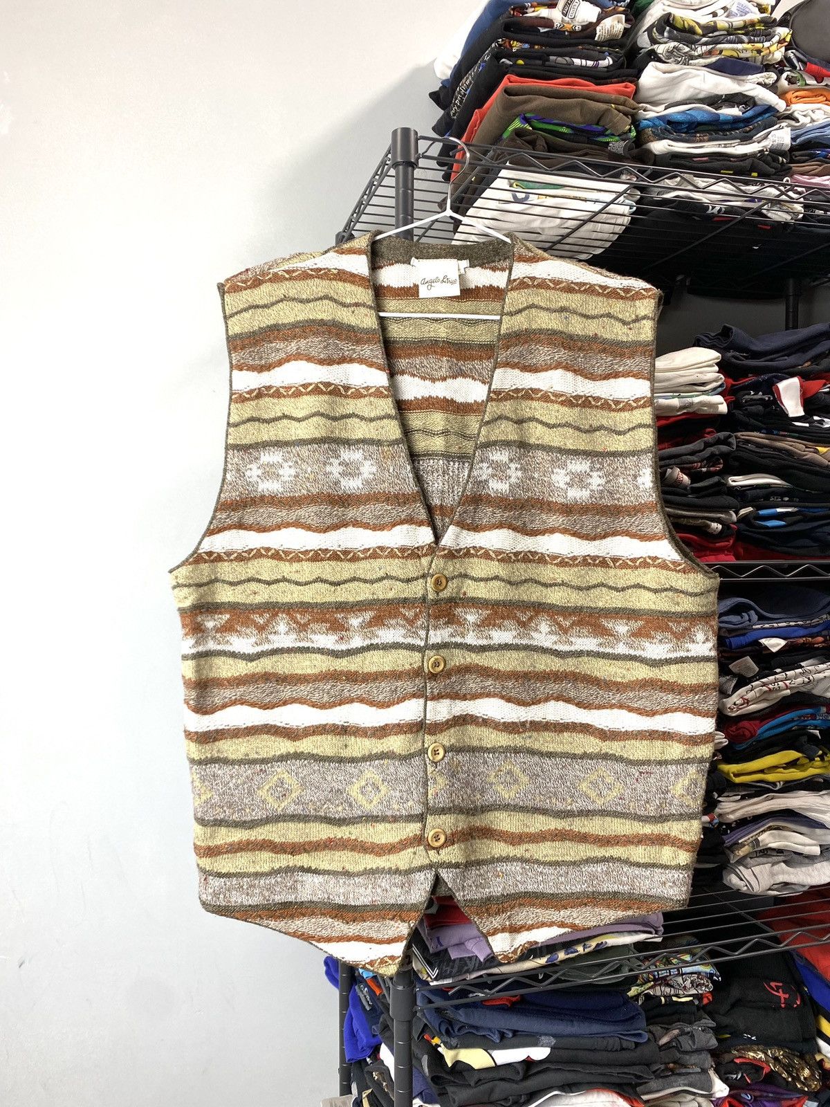 Coogi Rare! Vintage Coogi Style Vest Sweater Western Cowboy Style Size US L / EU 52-54 / 3 - 1 Thumbnail