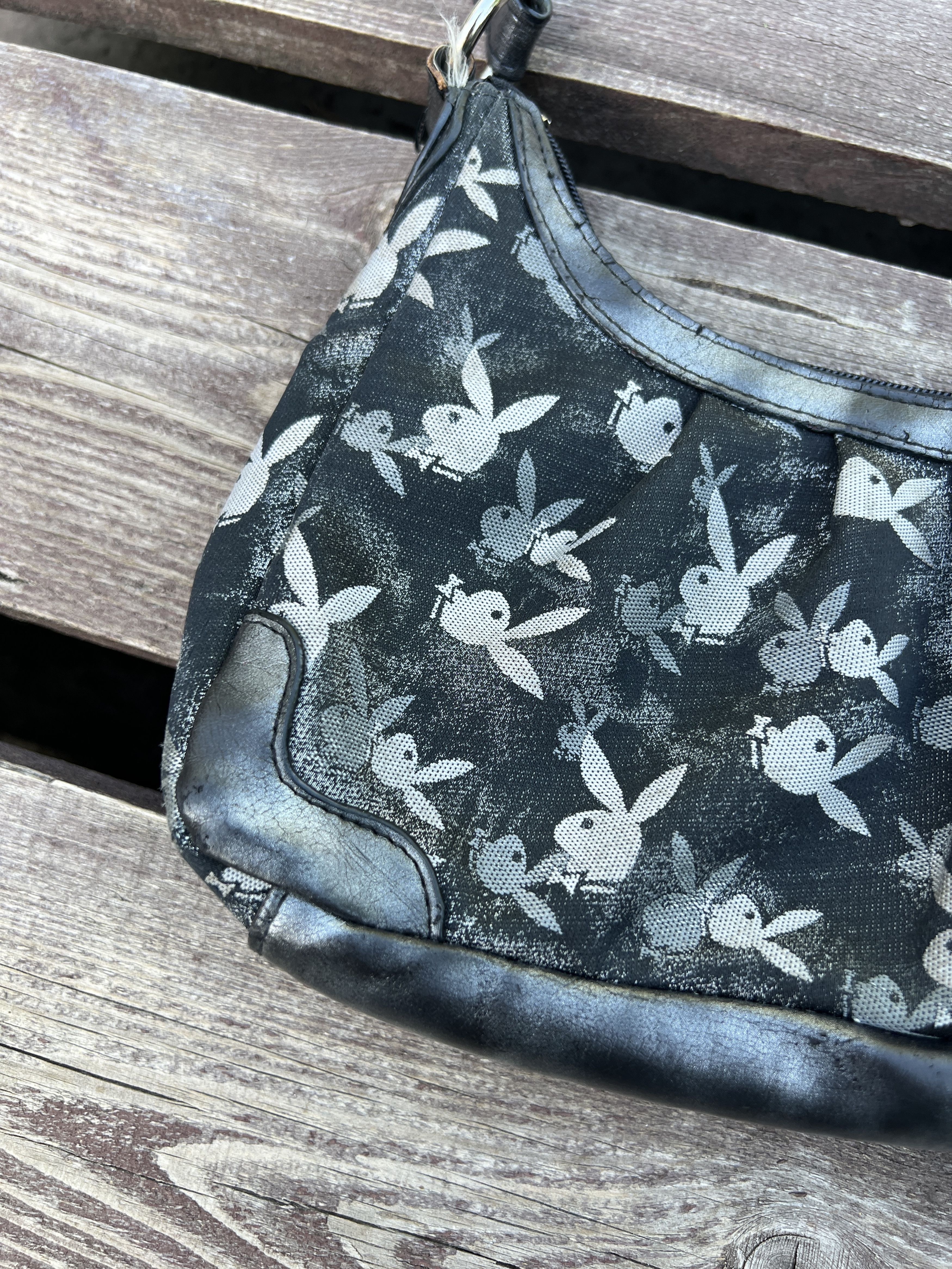 Playboy × Vintage Playboy Vintage Y2K Monogram Logo Bag Size ONE SIZE - 9 Thumbnail