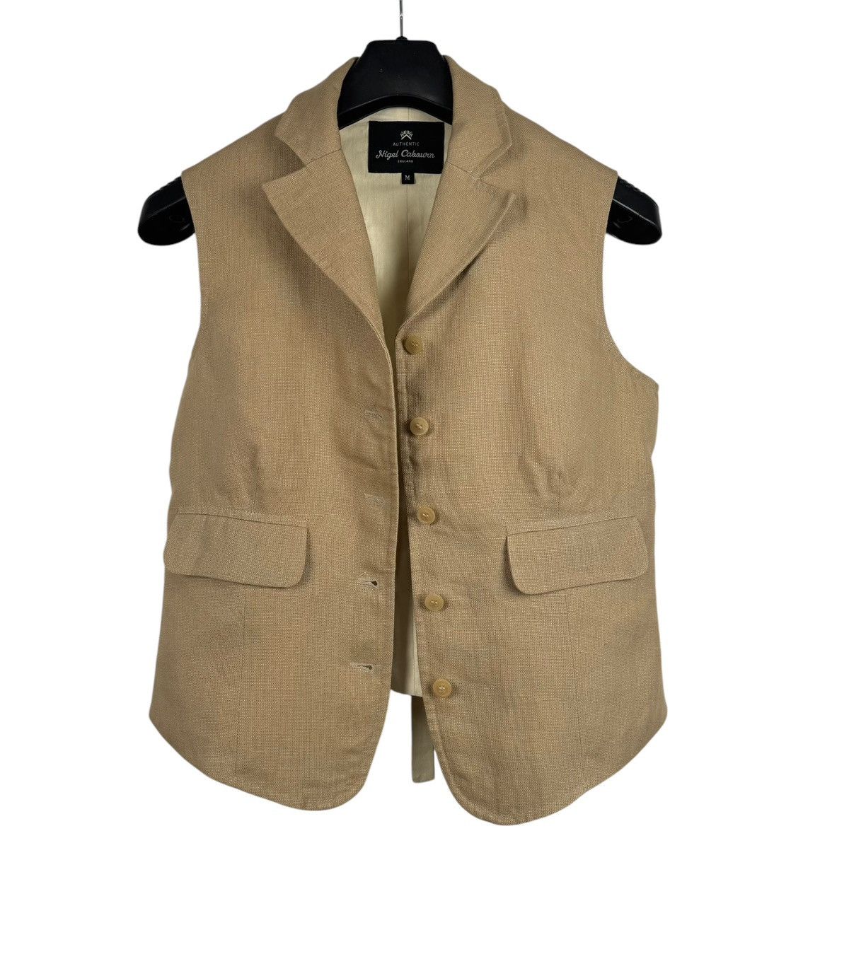 Nigel Cabourn Nigel Cabourn Linen Ladies Waistcoat size M Size M / US 6-8 / IT 42-44 - 10 Thumbnail