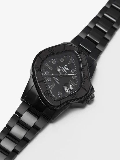 image of Laarvee X Mad Exclusive Watch in Black, Men's