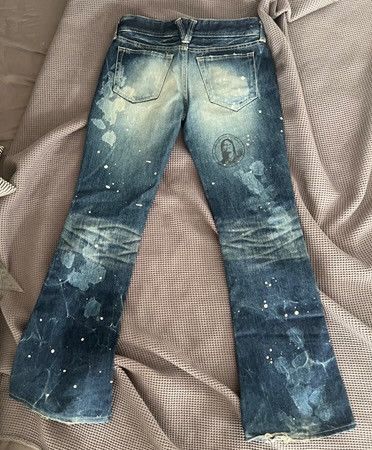 Vanquish Vanquish Gold distressed blue jeans Size 26" / US 2 / IT 38 - 1 Thumbnail