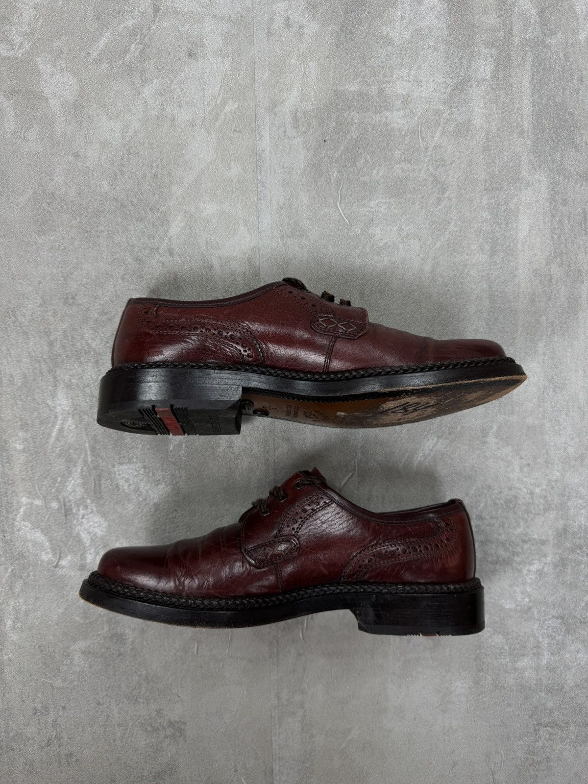 LLOYD Lloyd Marac Mens derby brown leather shoes Men classic shoes Size US 6 / EU 39 - 4 Thumbnail