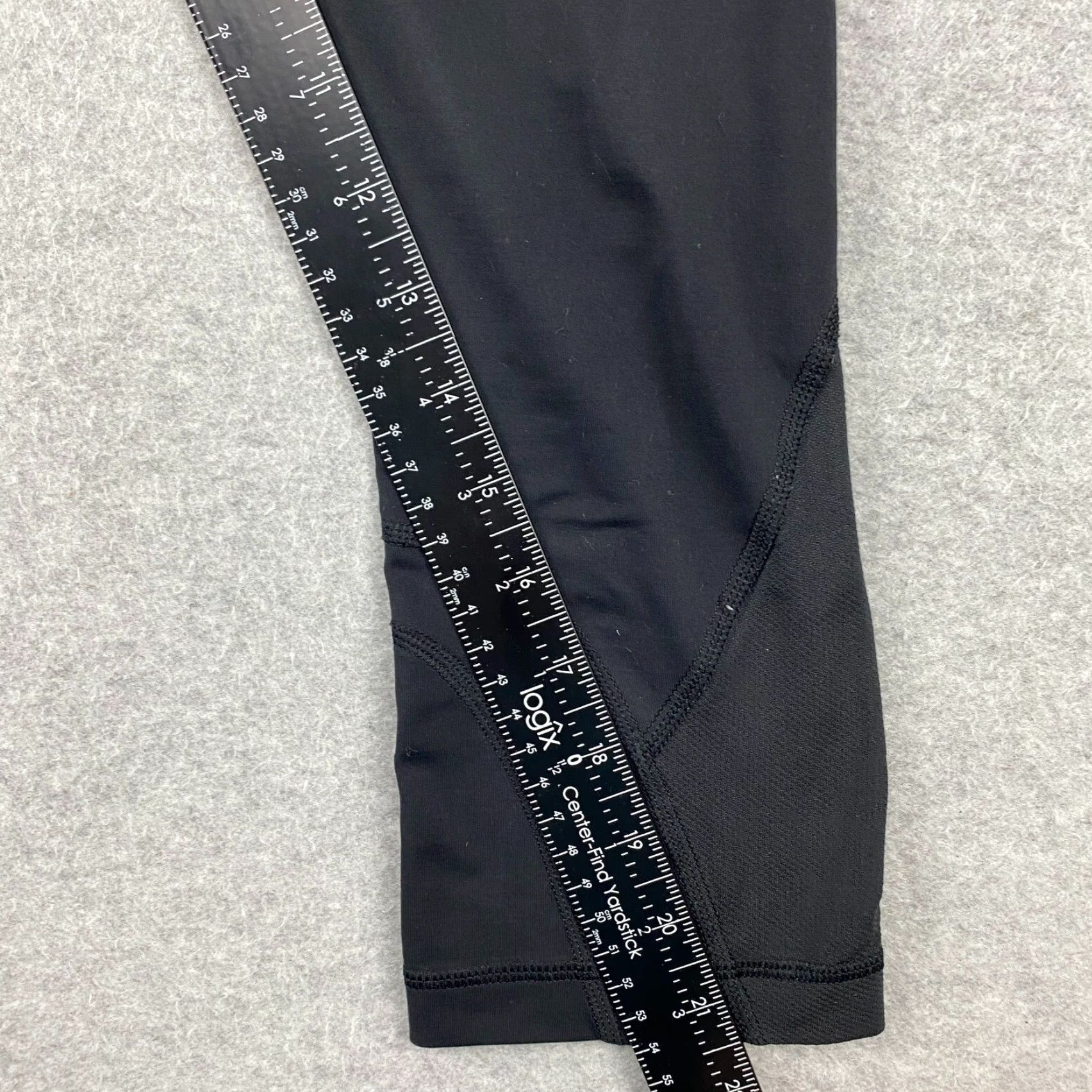 Lululemon Lululemon Leggings Womens 6 Black Cropped Pull On Stretch Zip Pocket Active Yoga Size 28" / US 6 / IT 42 - 6 Thumbnail