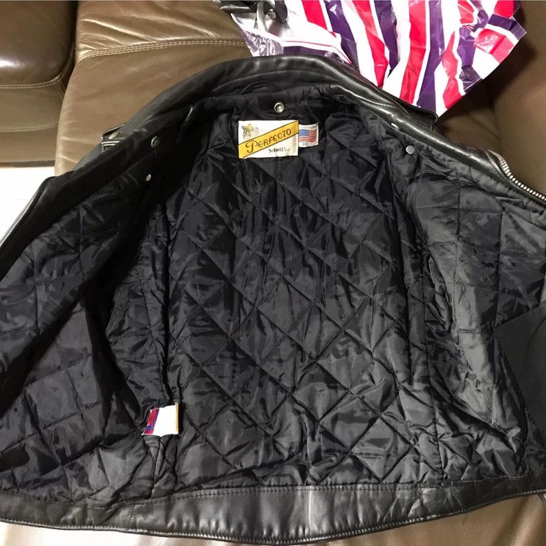 Schott Schott 618 Locomotive Rock Vintage Leather Jacket Size US M / EU 48-50 / 2 - 3 Thumbnail