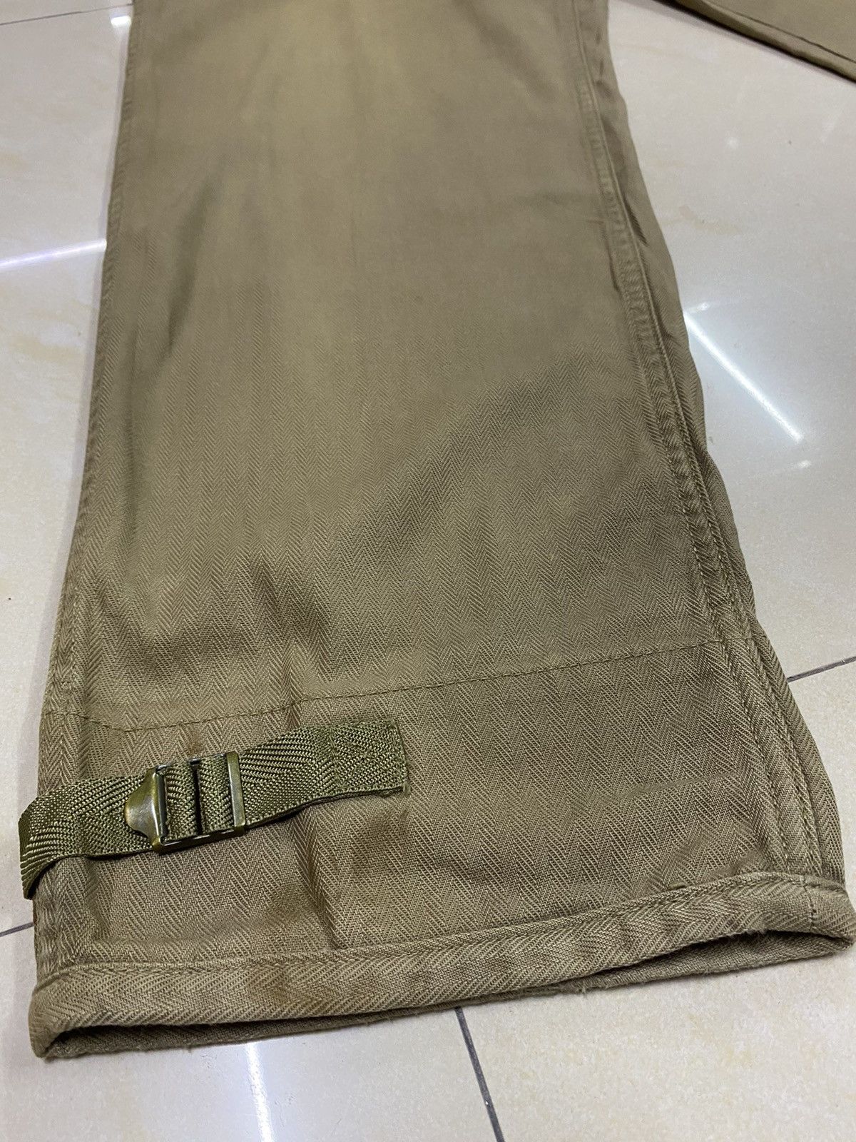Japanese Brand Orslow Inspired HBT Wide Leg Pants Faded Size US 32 / EU 48 - 6 Thumbnail