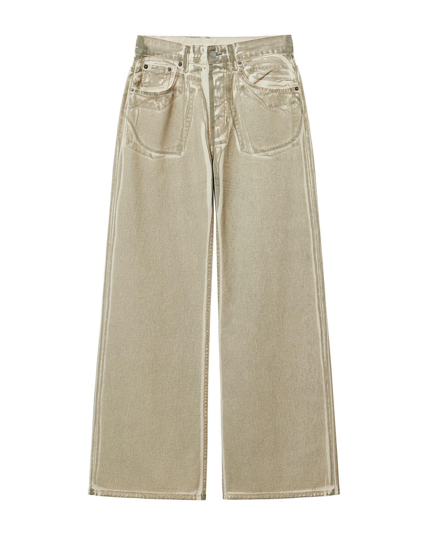 Acne Studios Acne Studios Distressed Design Straight Leg Pants Size 26" / US 2 / IT 38 - 1 Thumbnail